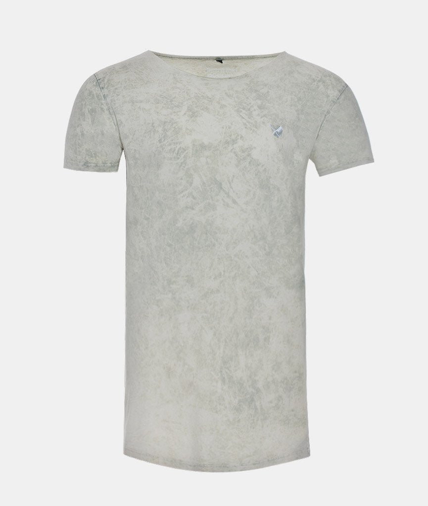 Cutted Neck long t-shirt by Distorted People