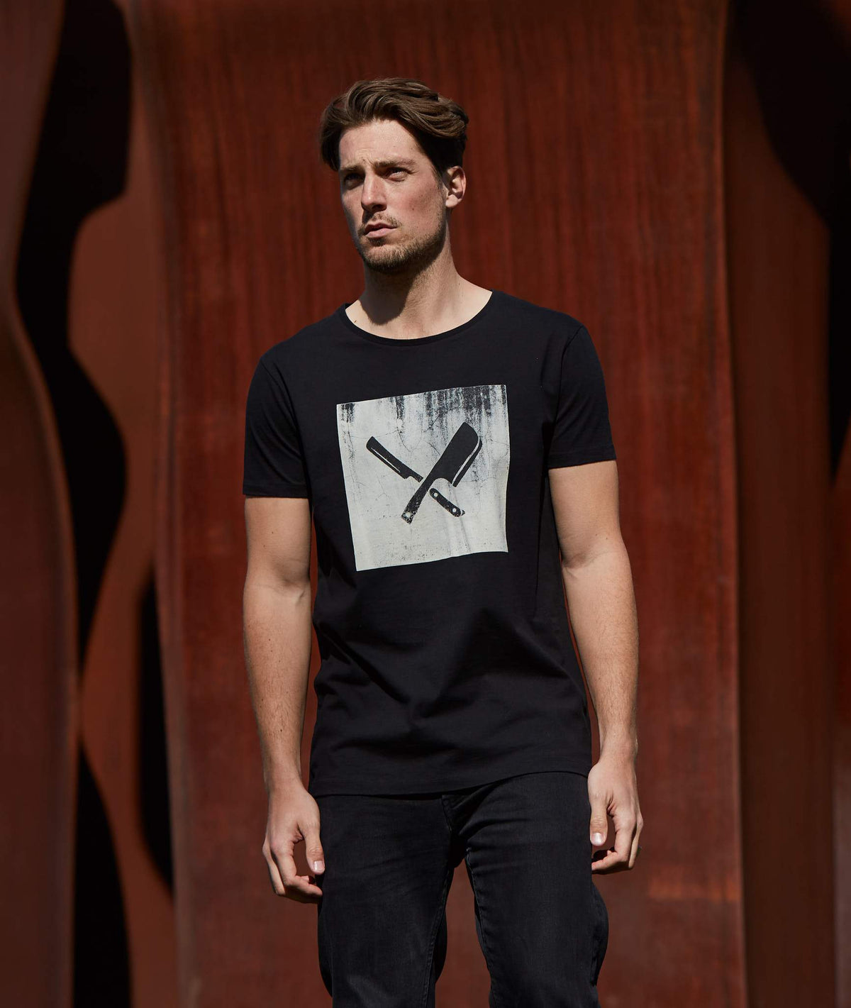 Grunge Blades Grand Crew Neck