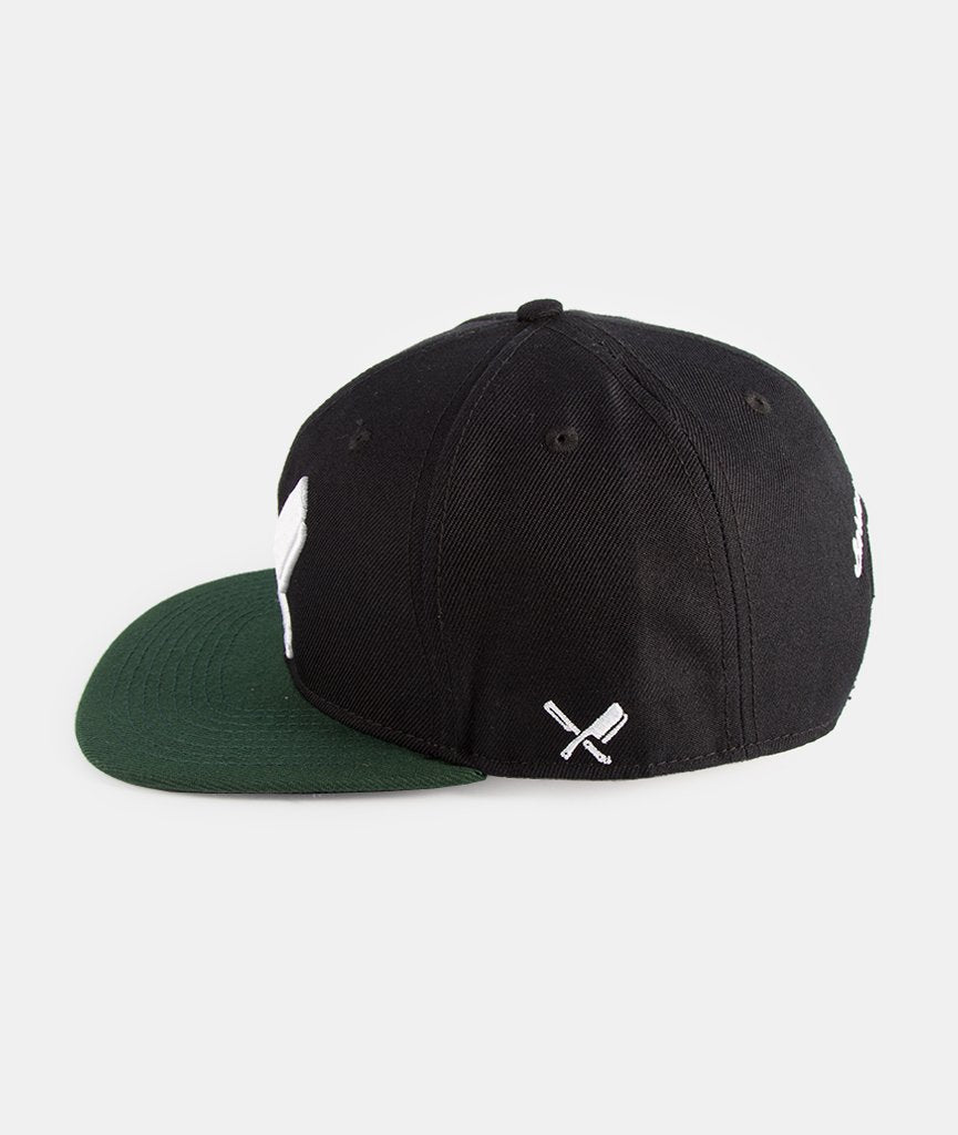 Barber & Butcher snapback cap by Distorted People