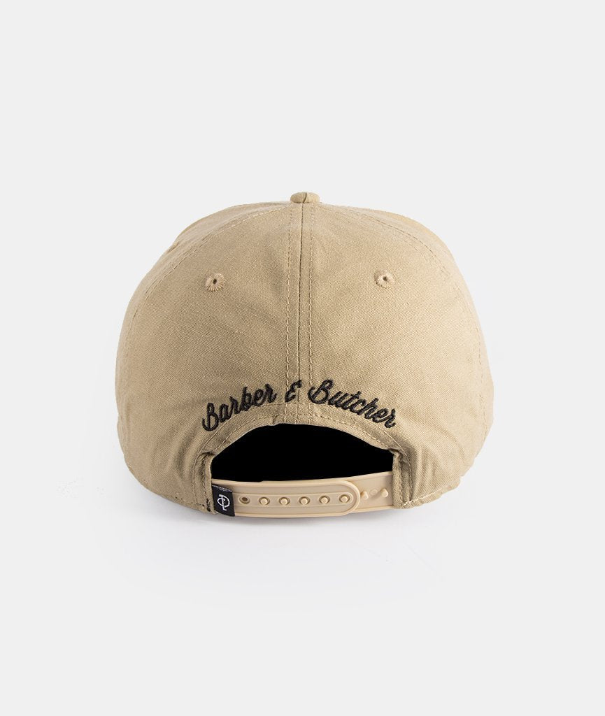 Barber & Butcher snapback cap by Distorted People