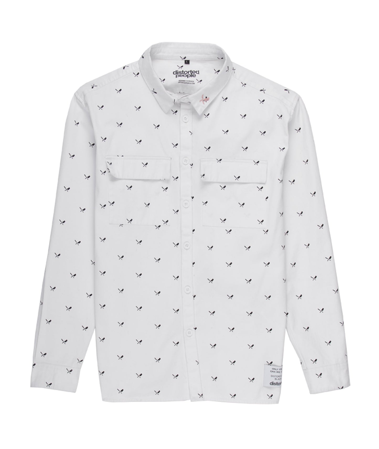 Allover Blades Shirt Jacket jacket by Distorted People