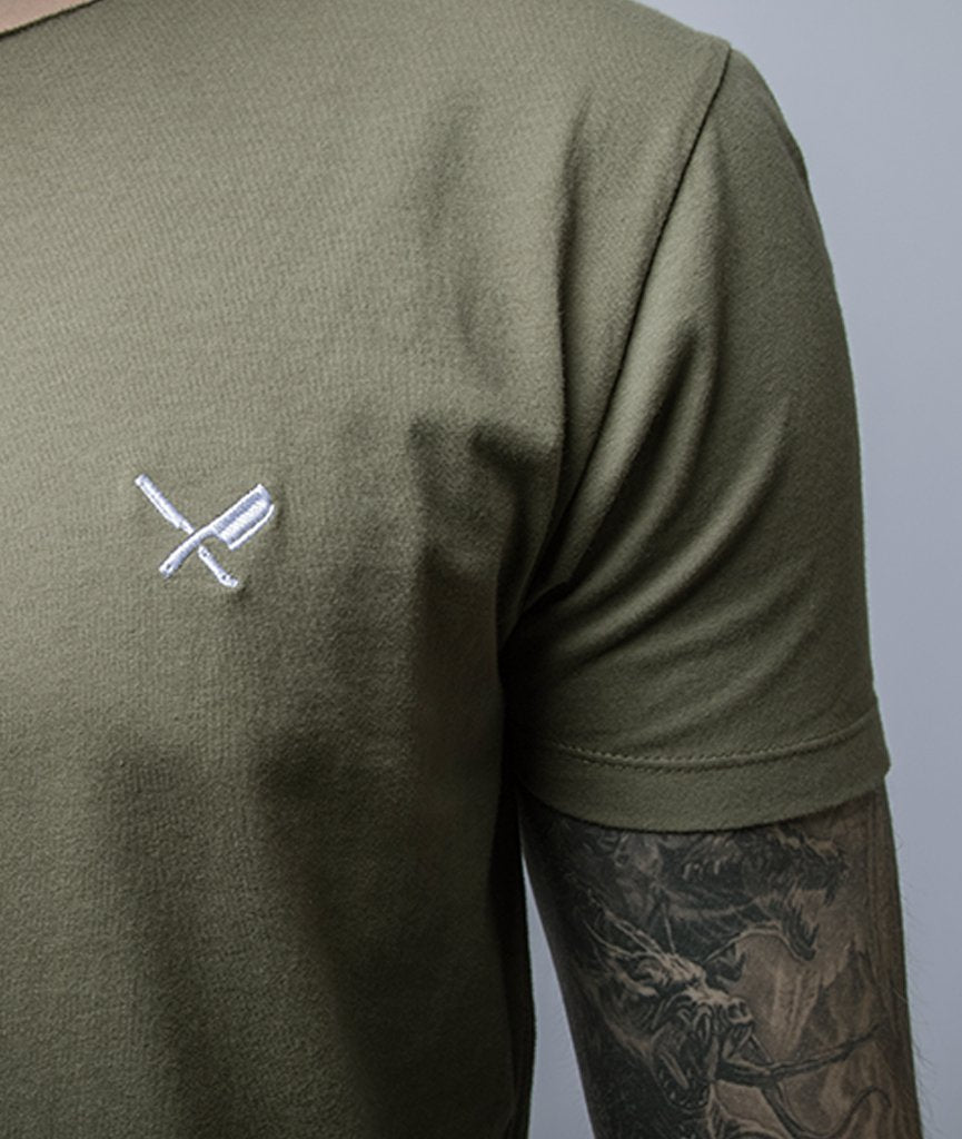 Cutted Neck Tiger long t-shirt by Distorted People