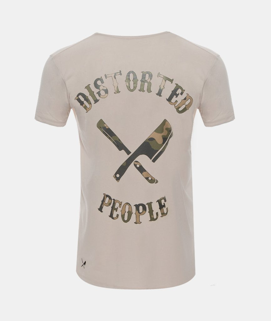 Grand Crew Neck Camo Team t-shirt by Distorted People