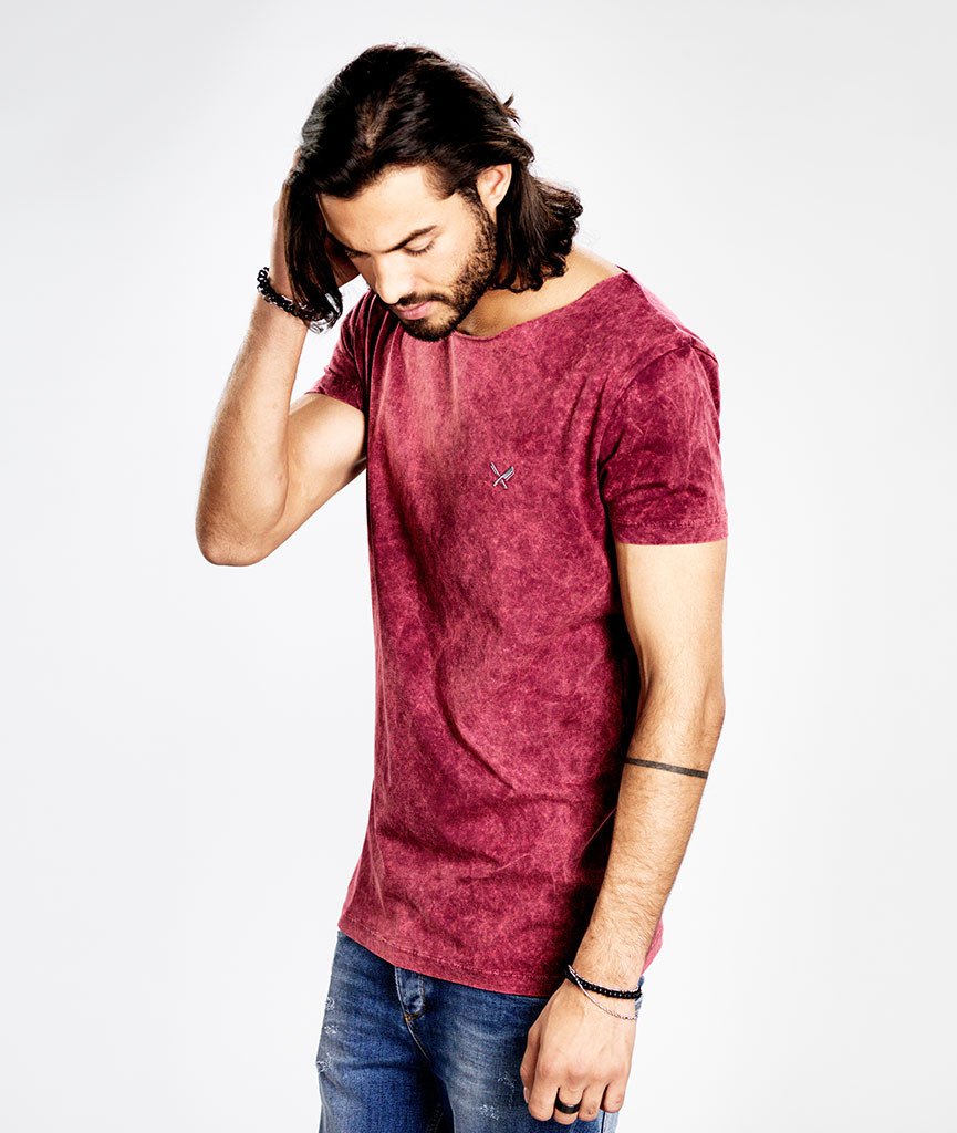 CUTTED NECK cutted grand neck t-shirt by Distorted People