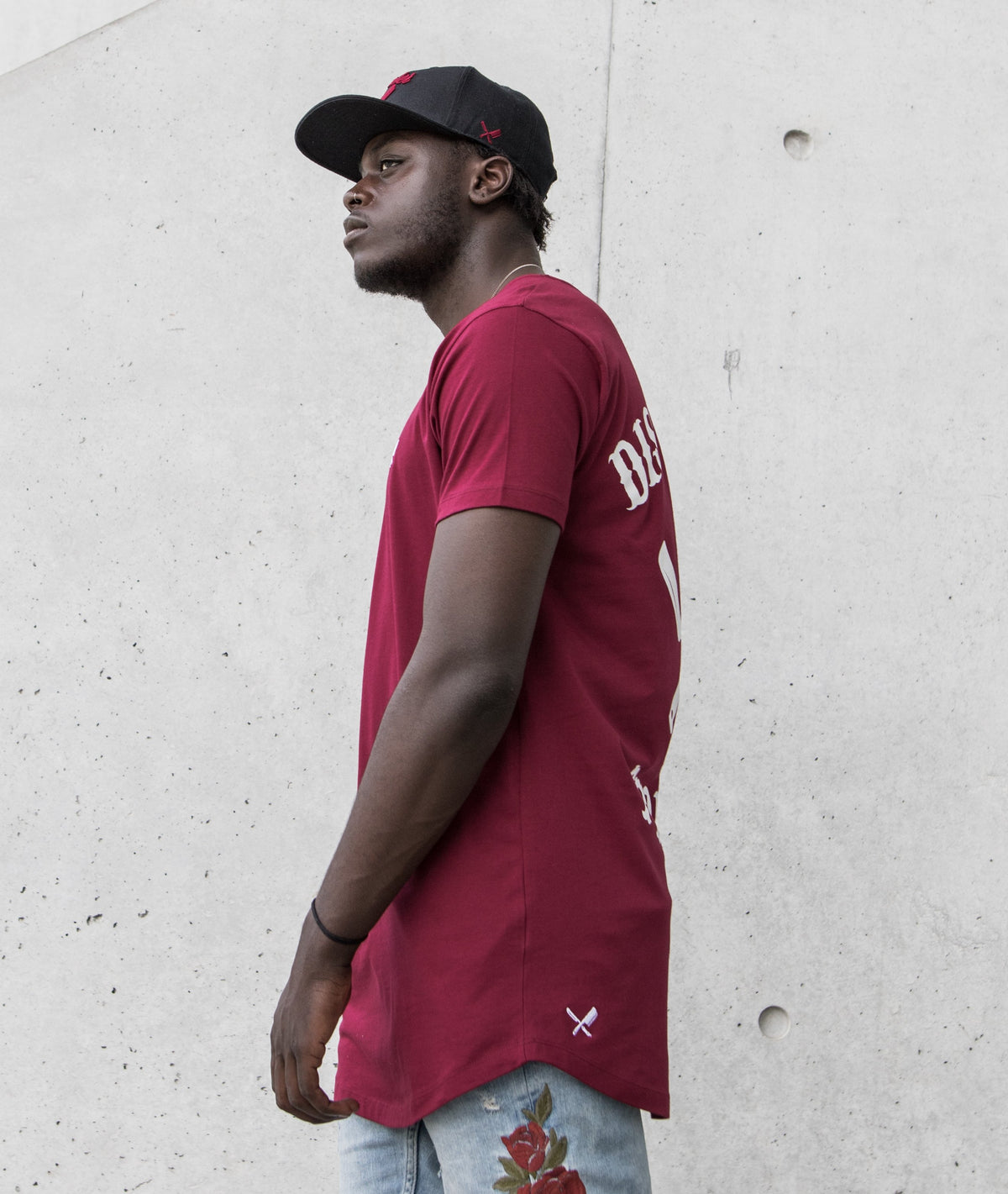 Grand Crew Neck Team long t-shirt by Distorted People