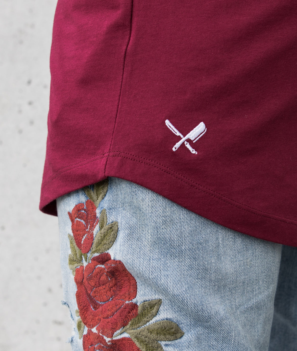 Grand Crew Neck Team long t-shirt by Distorted People