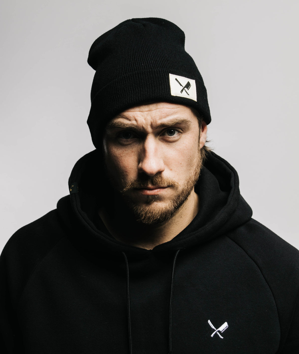 Patched Blades Beanie beanie by Distorted People