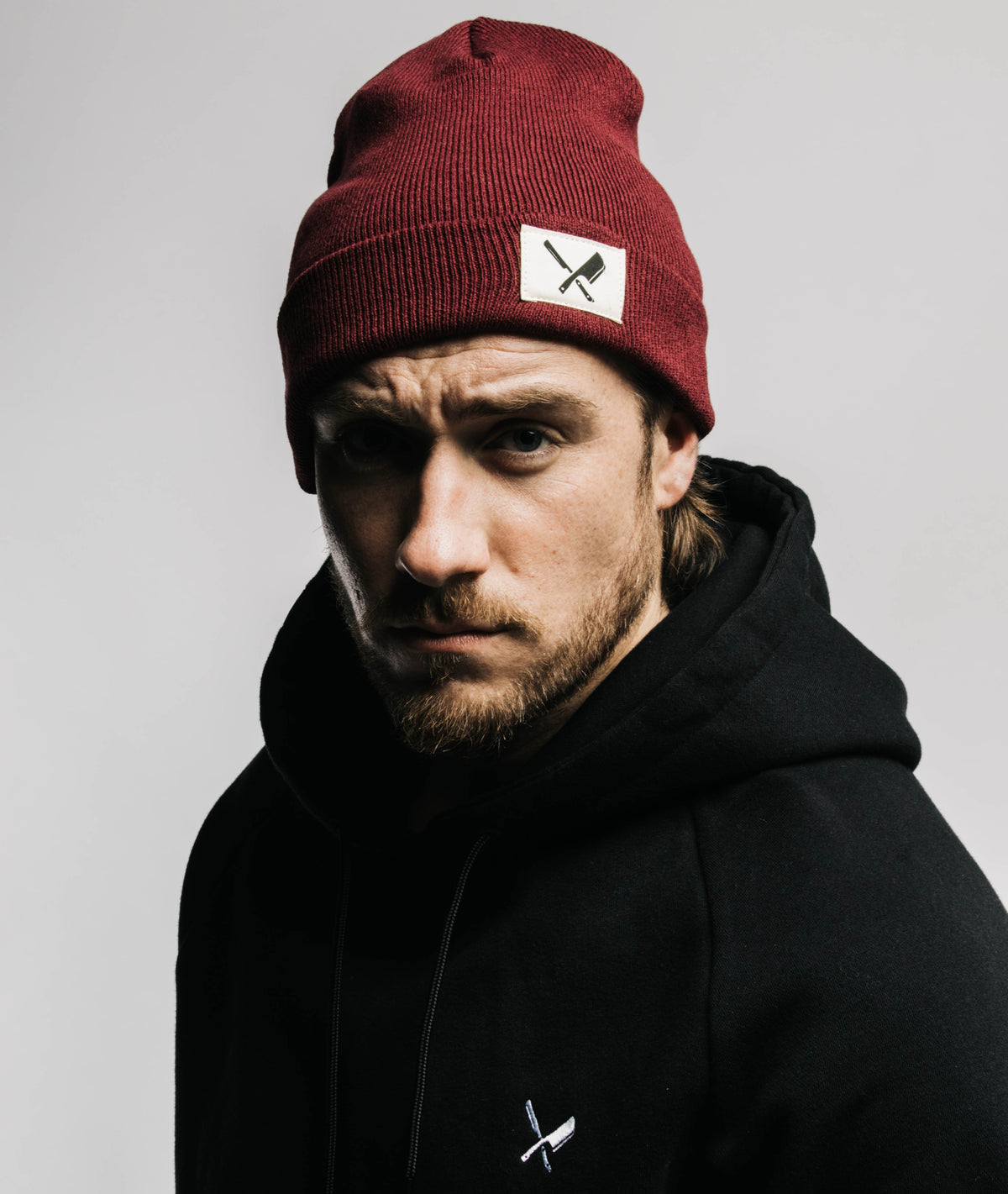 Patched Blades Beanie beanie by Distorted People