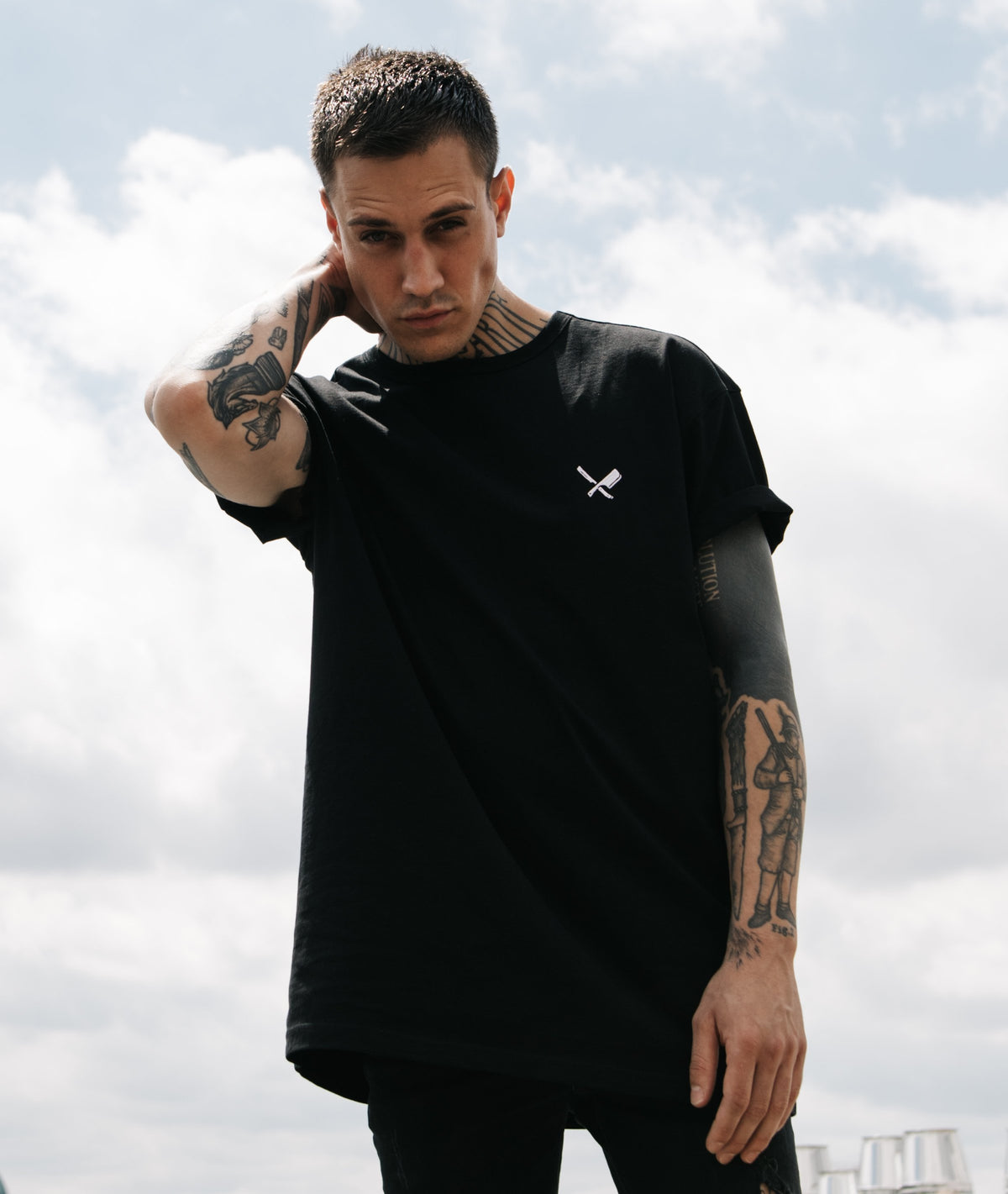 Crew Neck Tee oversized t-shirt by Distorted People