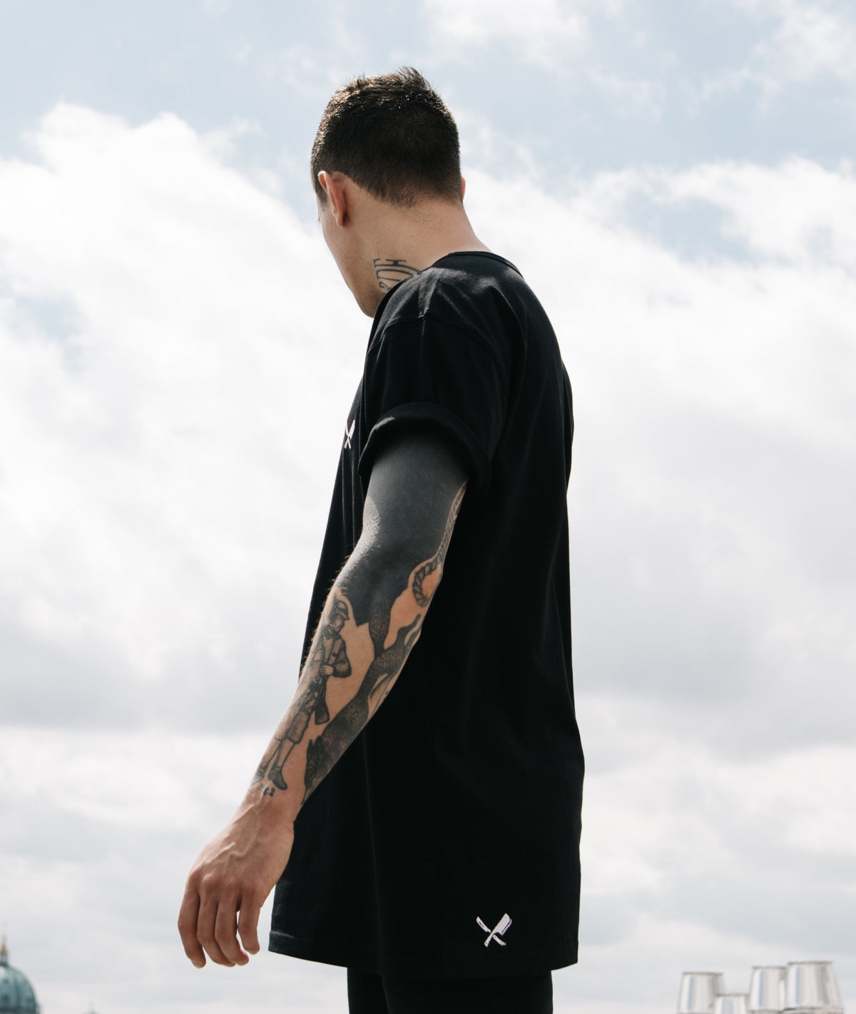 Crew Neck Tee oversized t-shirt by Distorted People