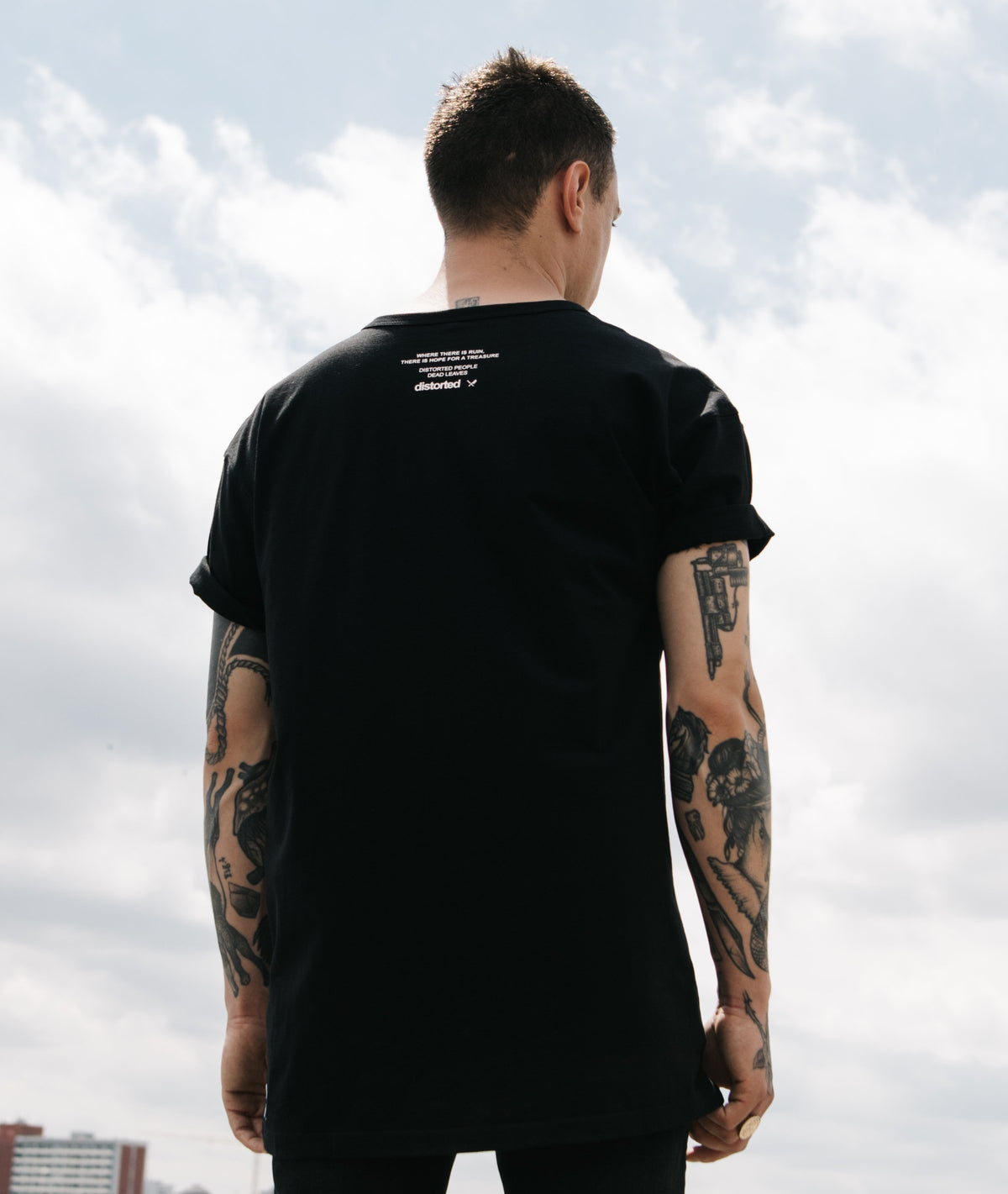 Crew Neck Tee oversized t-shirt by Distorted People