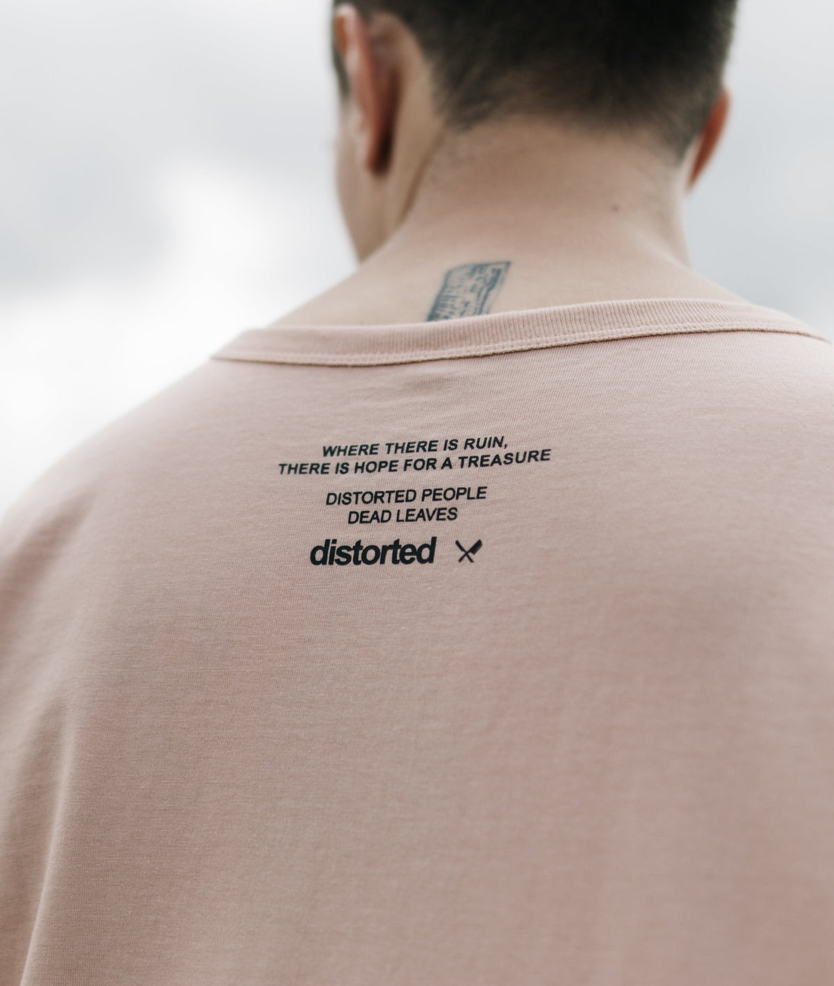 Crew Neck Tee Distorted oversized t-shirt by Distorted People