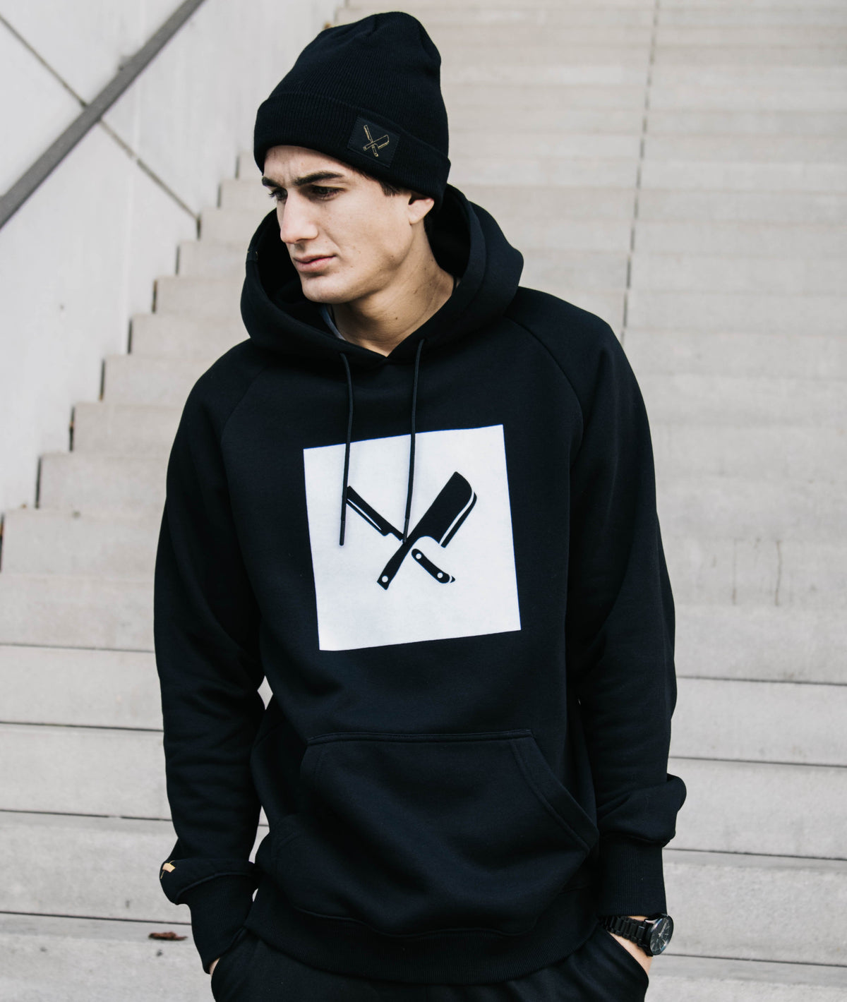 Decade Blades Box Logo Hoodie hoodie by Distorted People