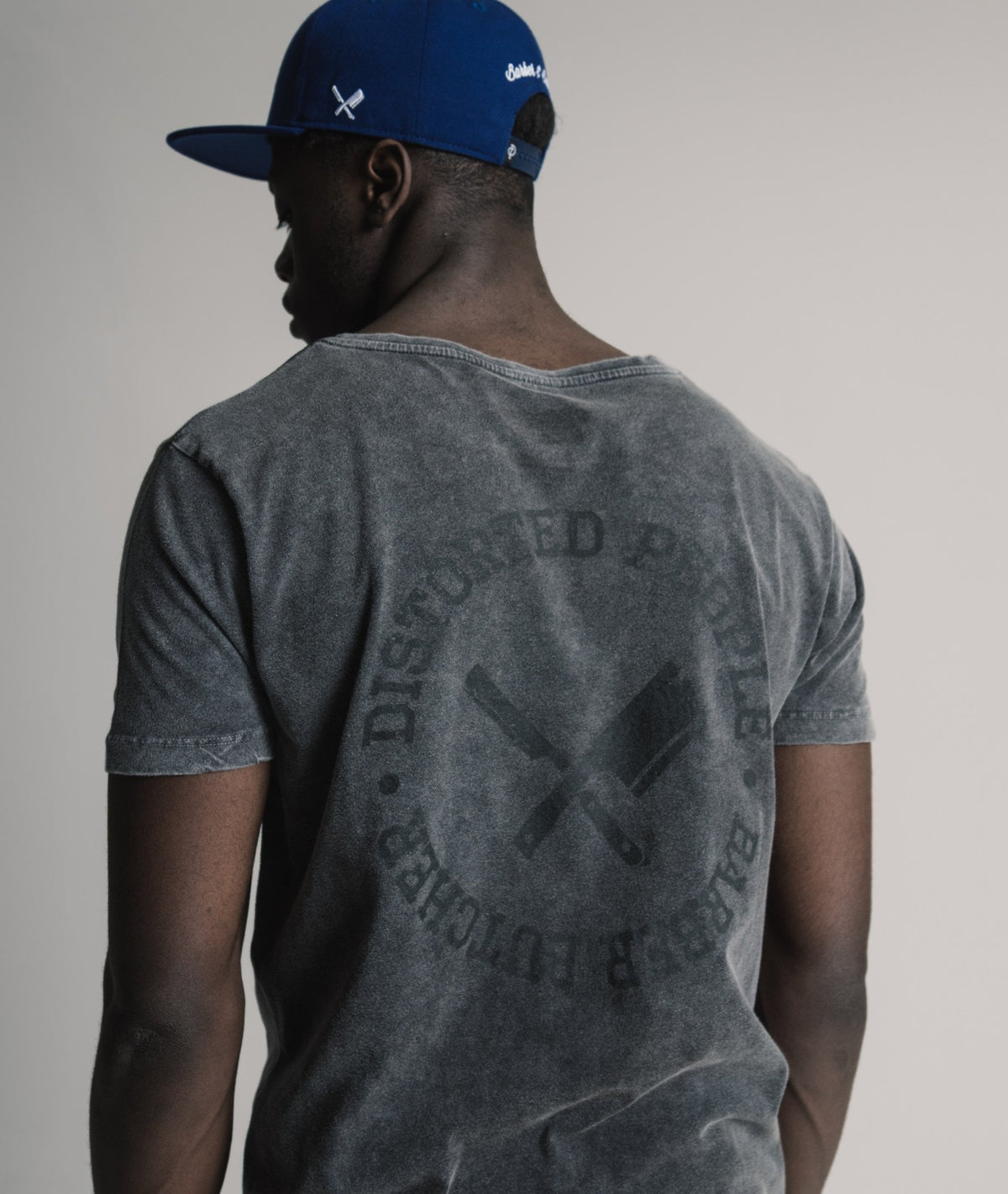 Grand Crew Neck Circle long t-shirt by Distorted People