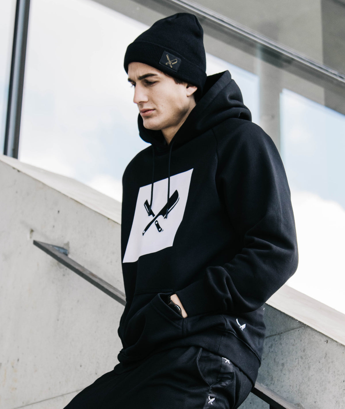 Decade Blades Box Logo Hoodie hoodie by Distorted People