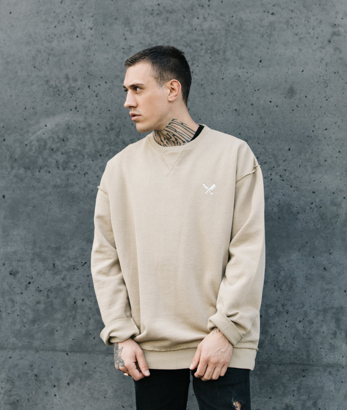 Classic Crew Neck Sweater sweatshirt by Distorted People