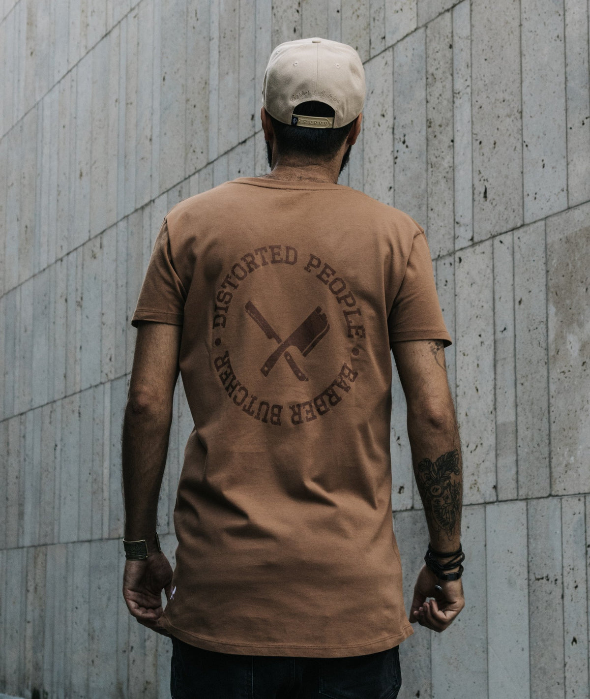 GRAND CREW NECK CIRCLE long t-shirt by Distorted People