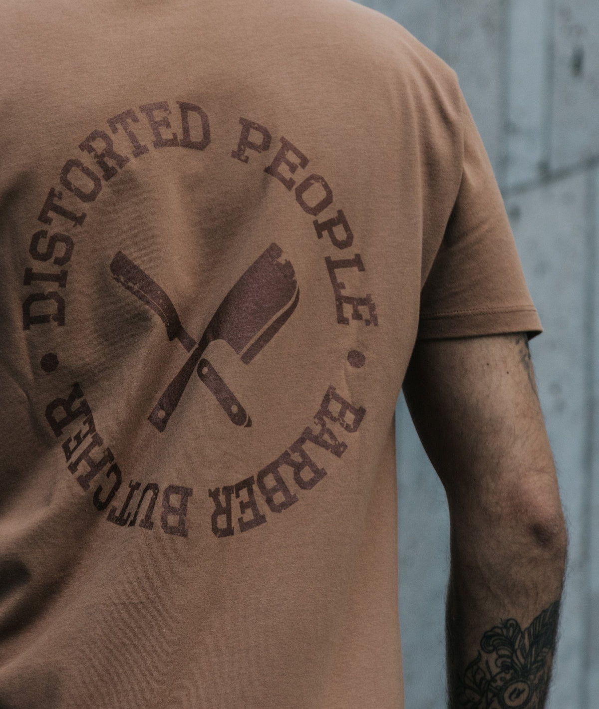 GRAND CREW NECK CIRCLE long t-shirt by Distorted People
