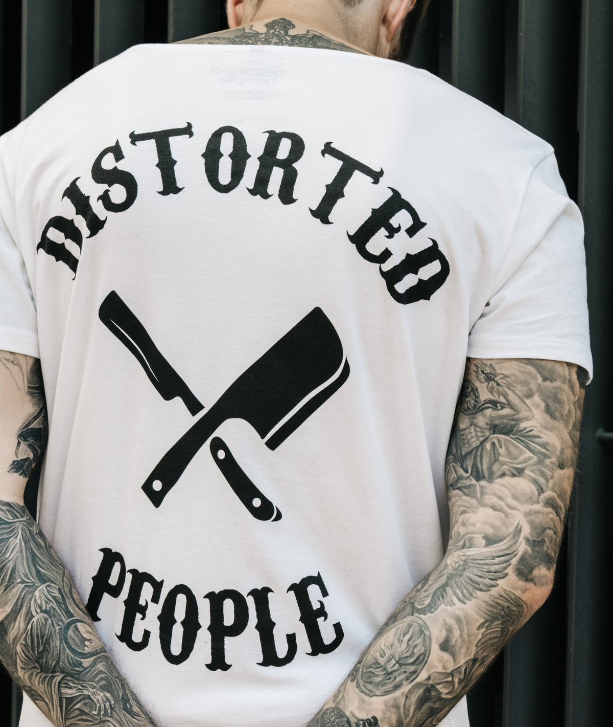 Cutted Neck Team long t-shirt by Distorted People