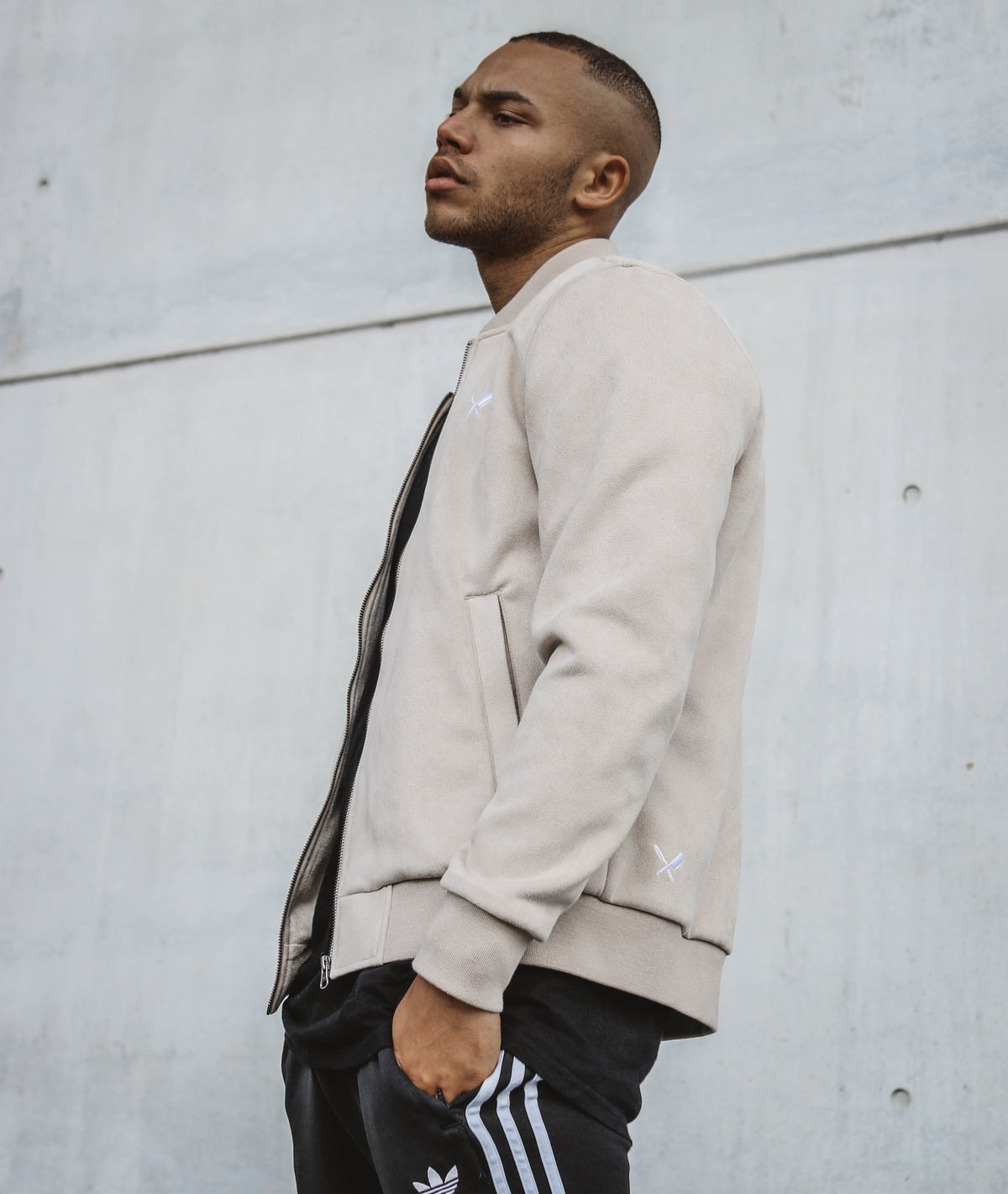 Classic Suede Bomberjacket jacket by Distorted People