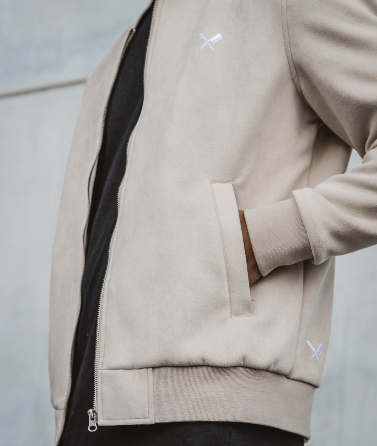 Classic Suede Bomberjacket jacket by Distorted People