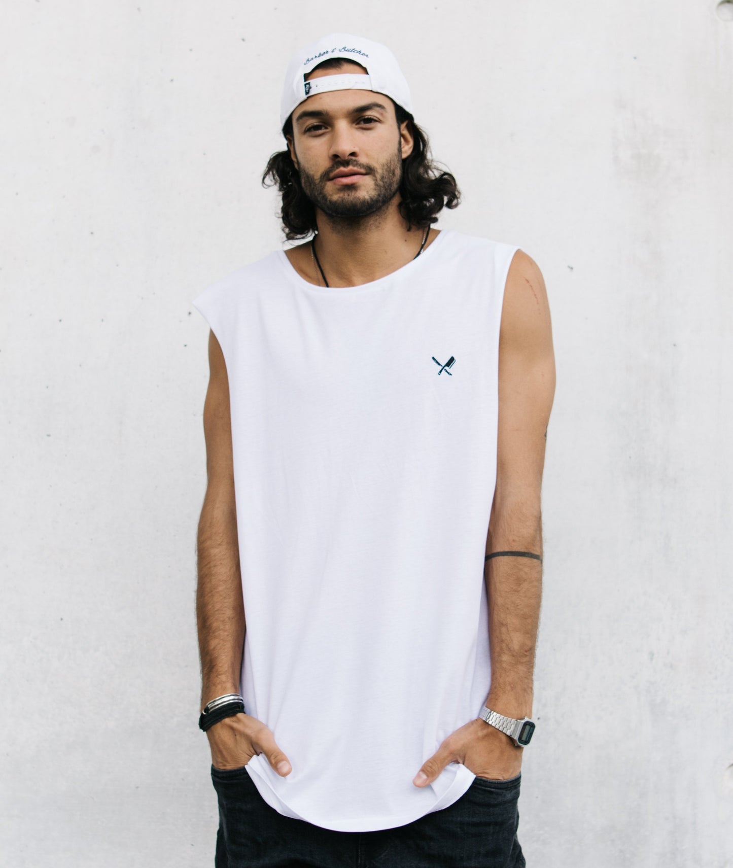 Tiger Grand Crew Neck tank top by Distorted People