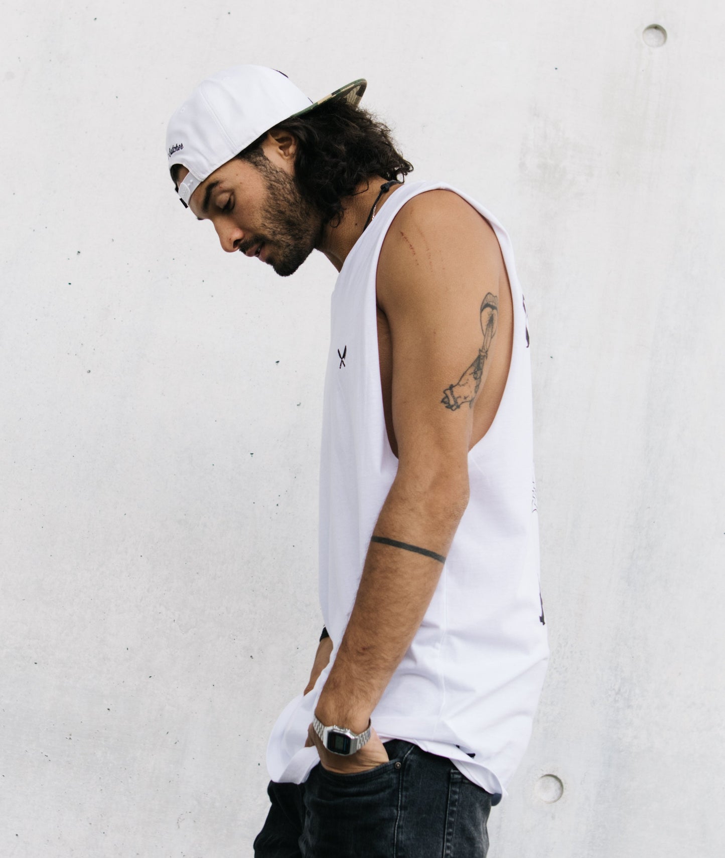 Tiger Grand Crew Neck tank top by Distorted People