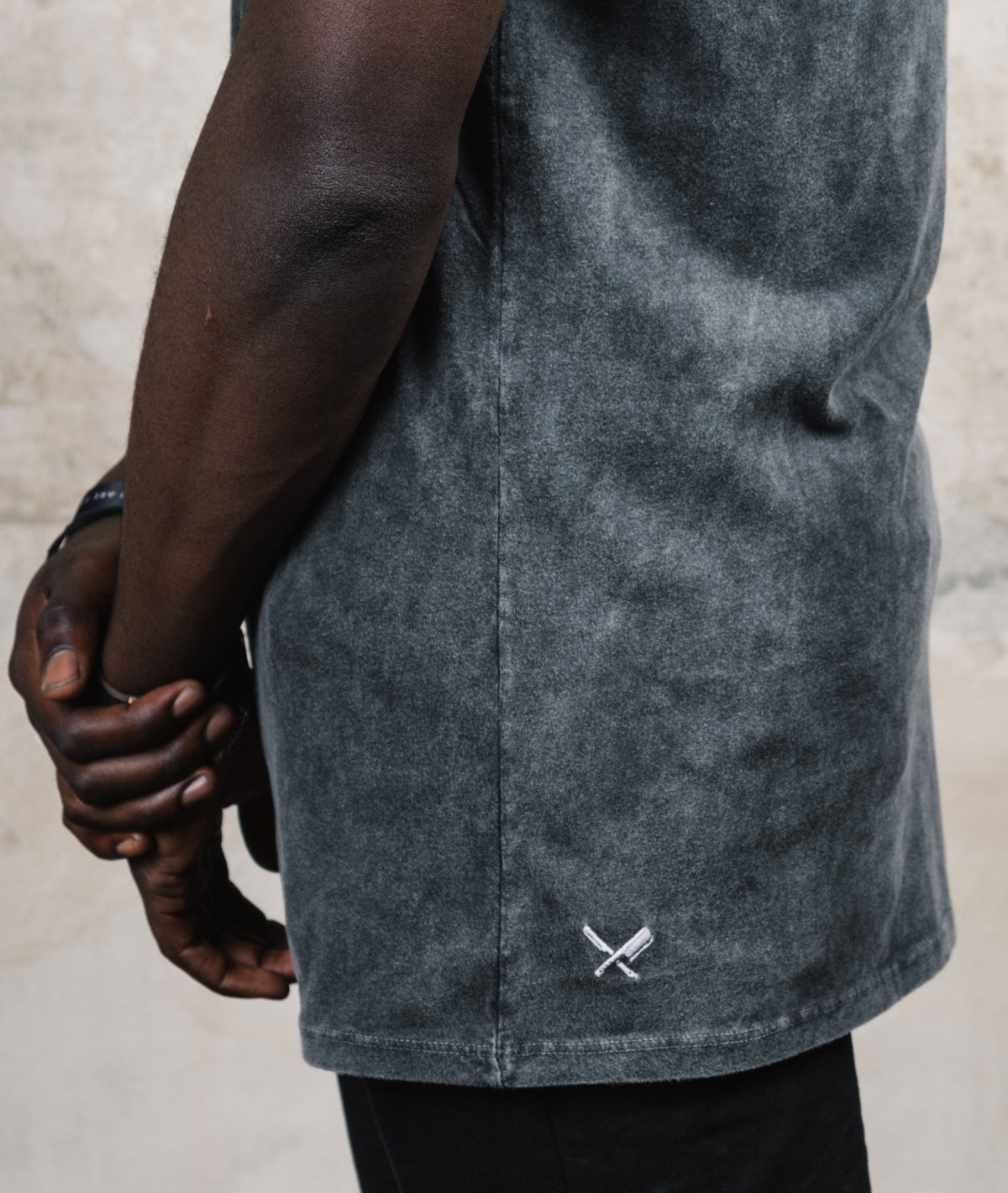 Cutted Neck long t-shirt by Distorted People
