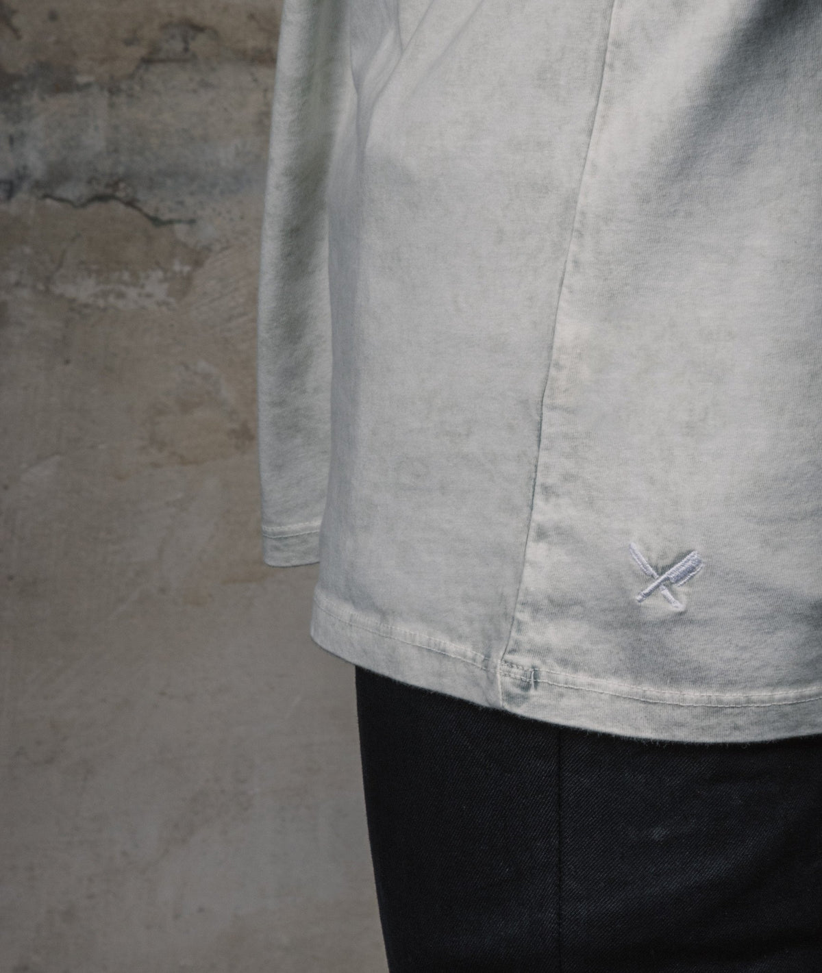 Cutted Neck long t-shirt by Distorted People