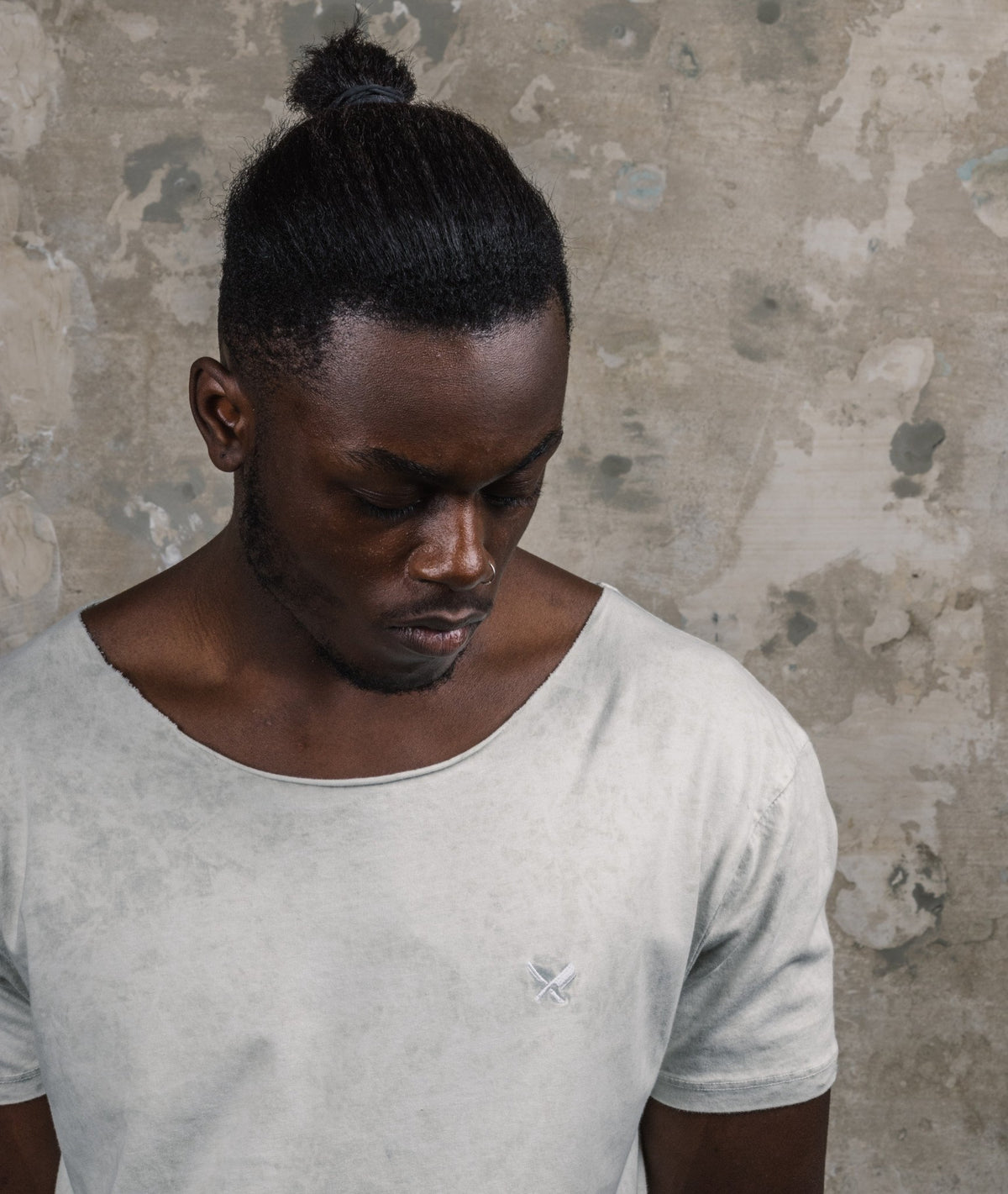 Cutted Neck long t-shirt by Distorted People
