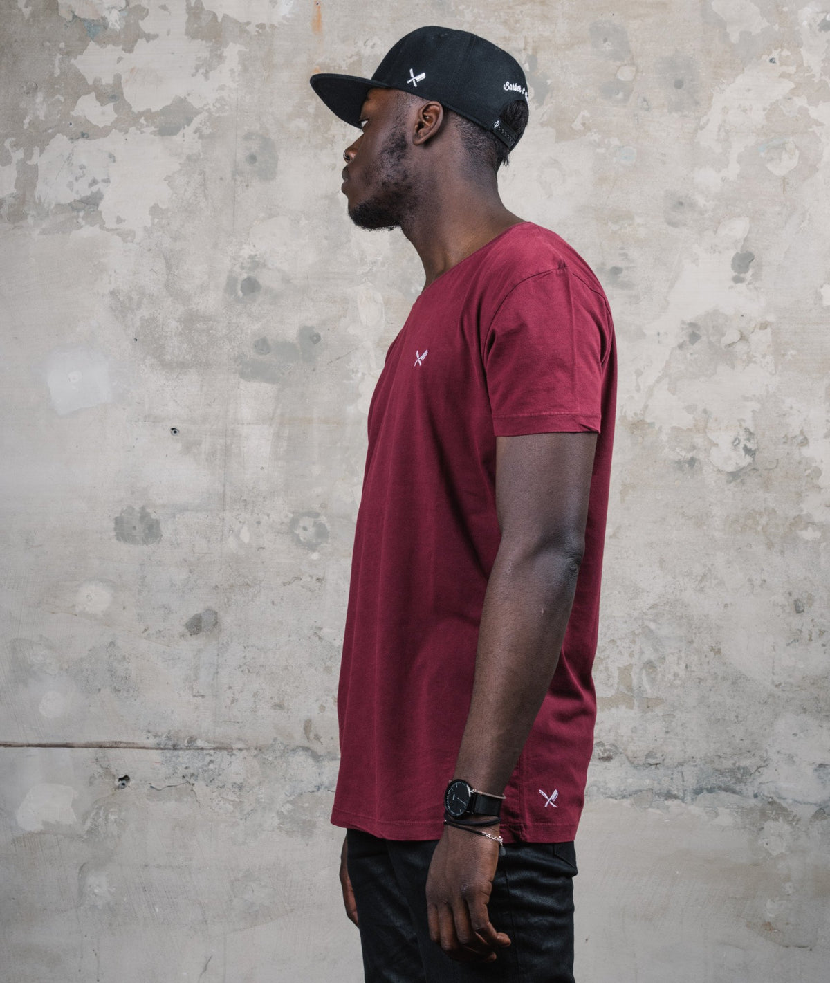 Grand Crew Neck long t-shirt by Distorted People