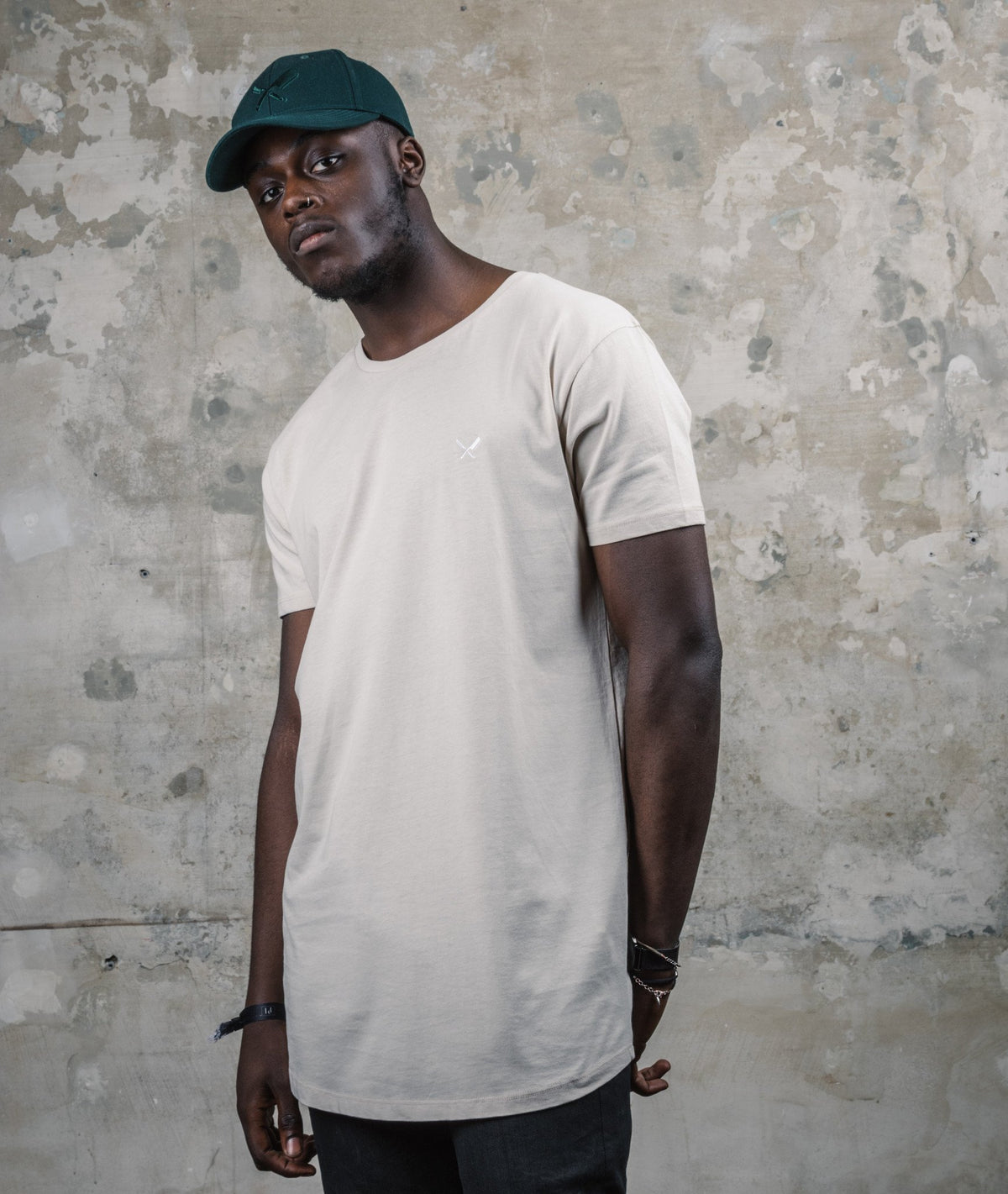 Grand Crew Neck long t-shirt by Distorted People