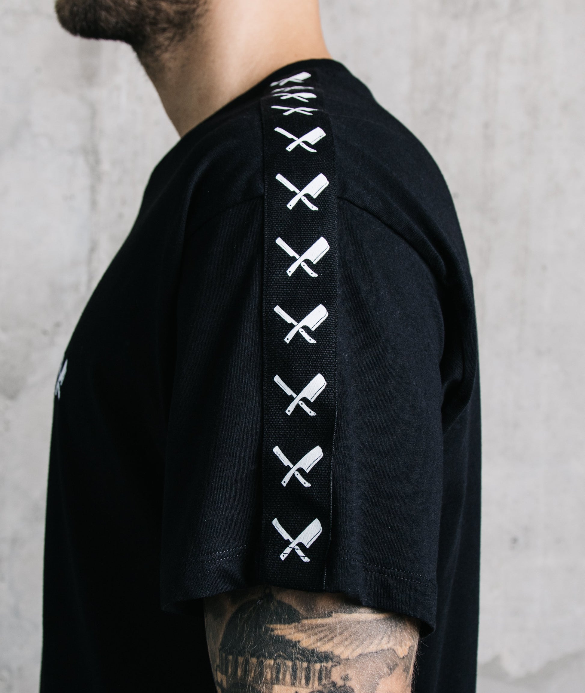 Taped Crew Neck t-shirt by Distorted People