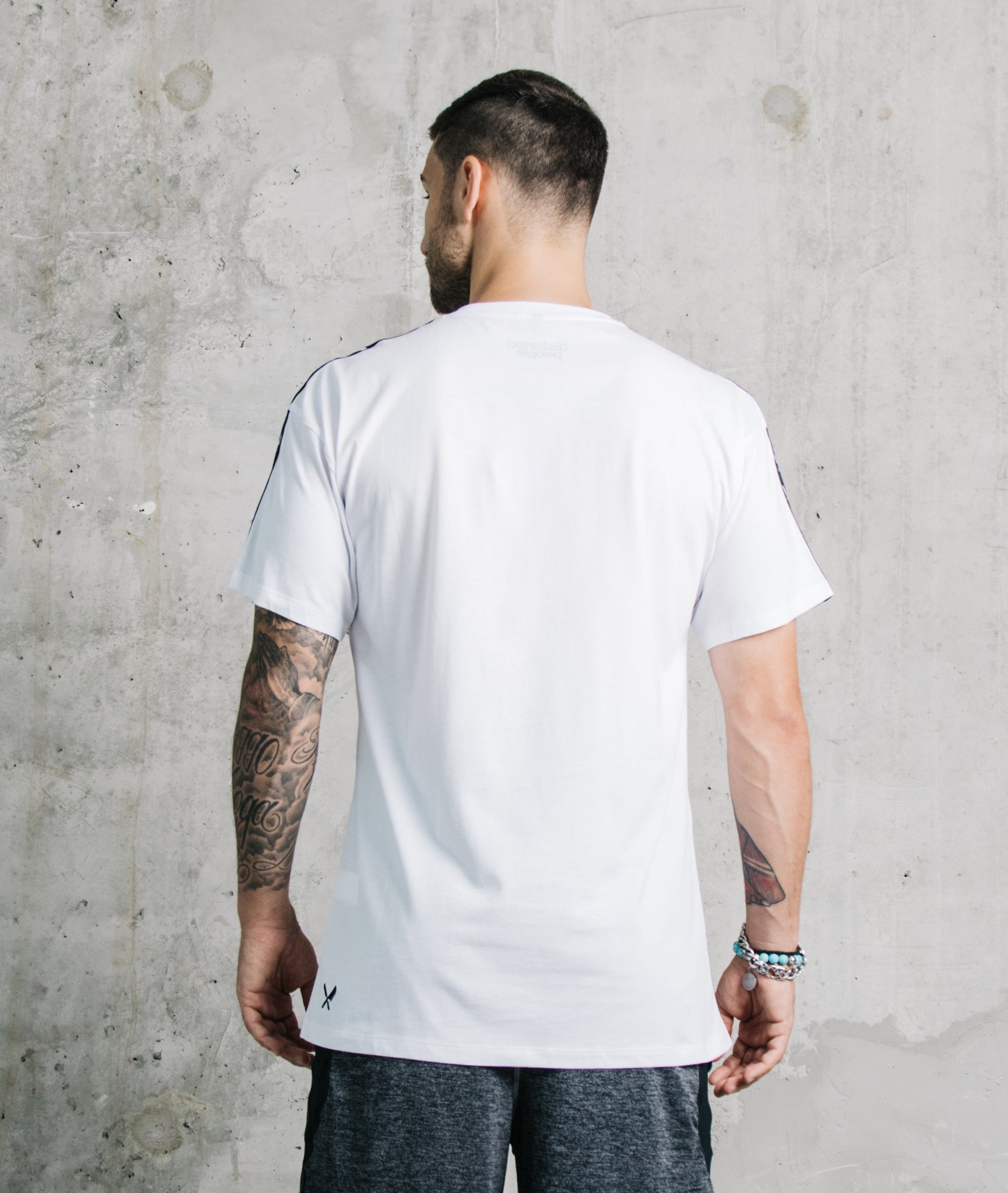 Taped Crew Neck t-shirt by Distorted People