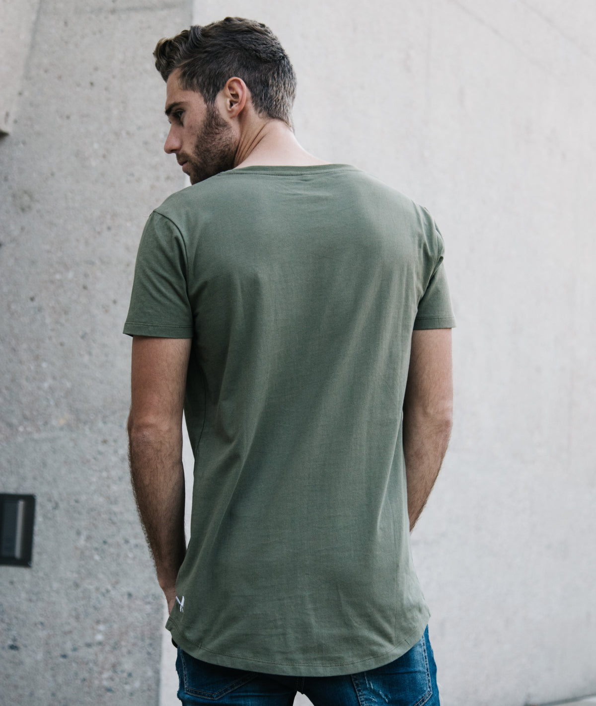 BB Blades Camo Grand Crew Neck long t-shirt by Distorted People