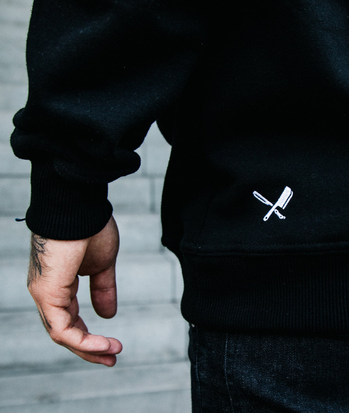 Barber & Butcher Paisley Hoodie hoodie by Distorted People