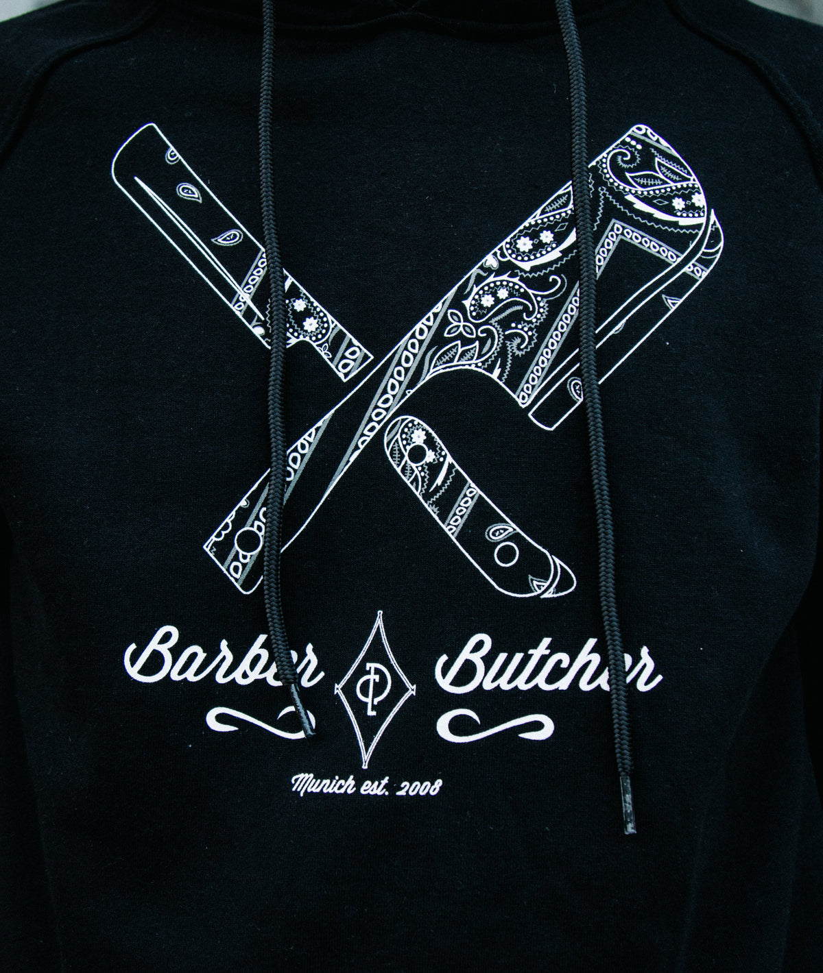 Barber & Butcher Paisley Hoodie hoodie by Distorted People