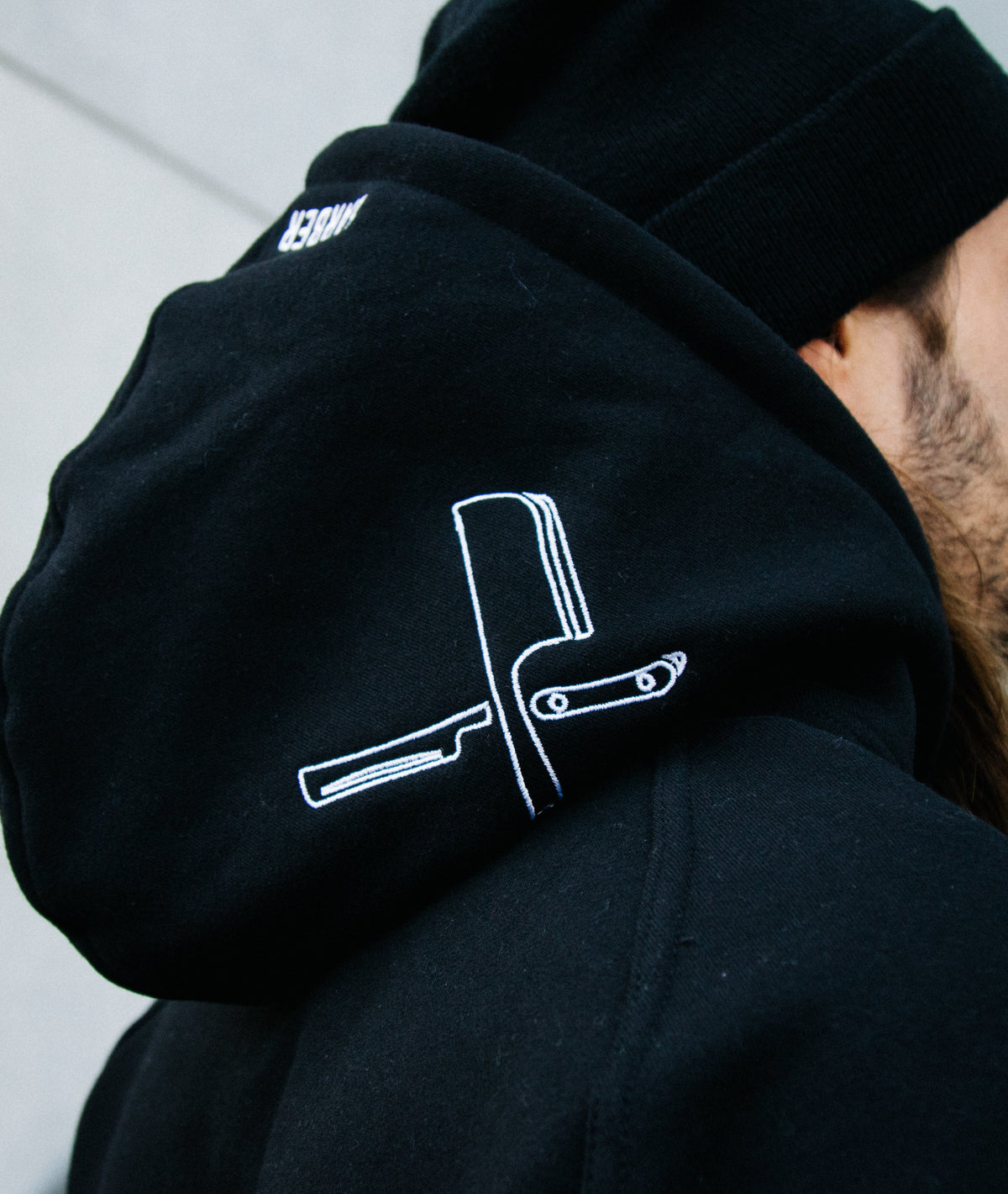 Barber & Butcher Paisley Hoodie hoodie by Distorted People
