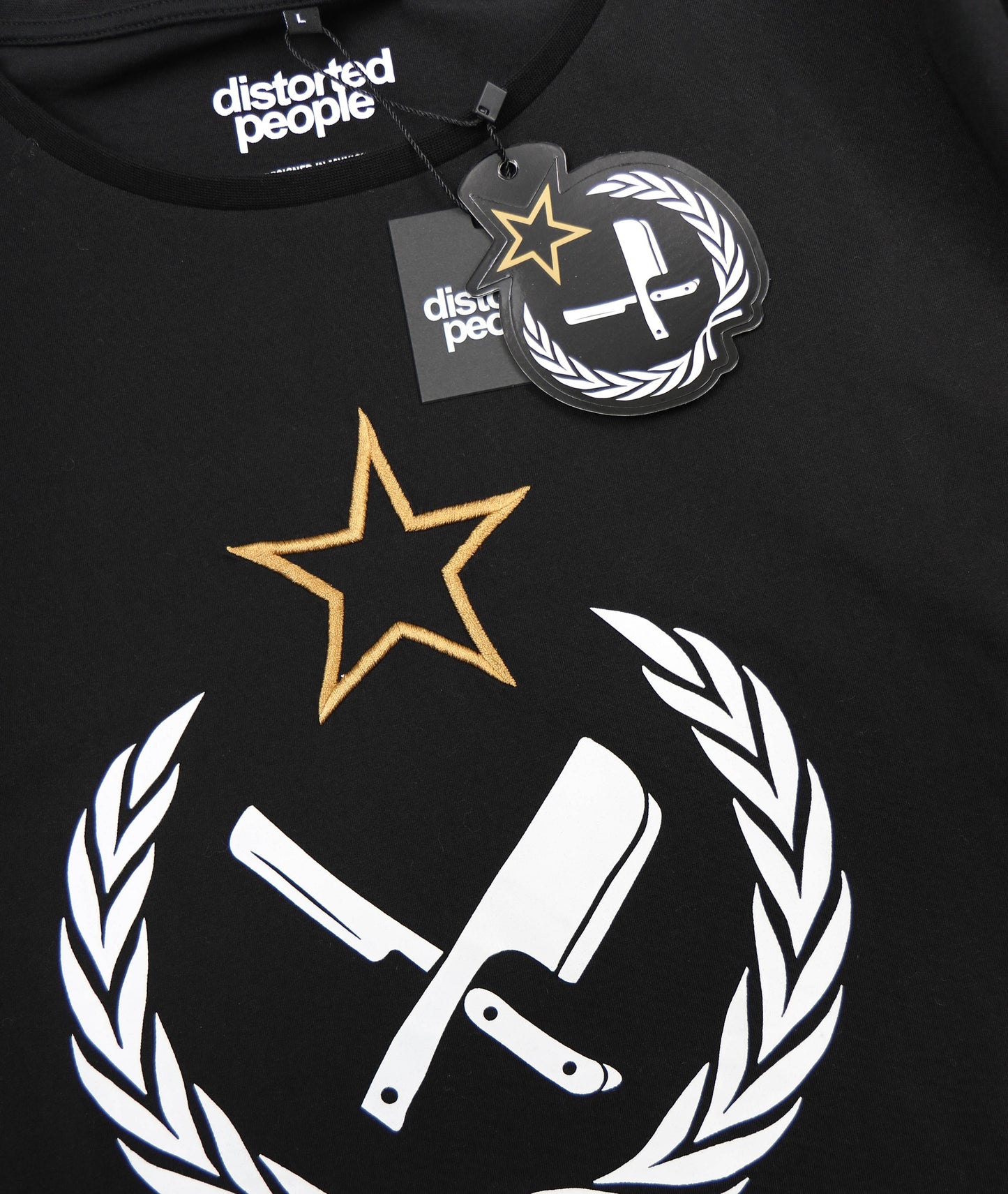 Russian Blades grand crew neck t-shirt by Distorted People