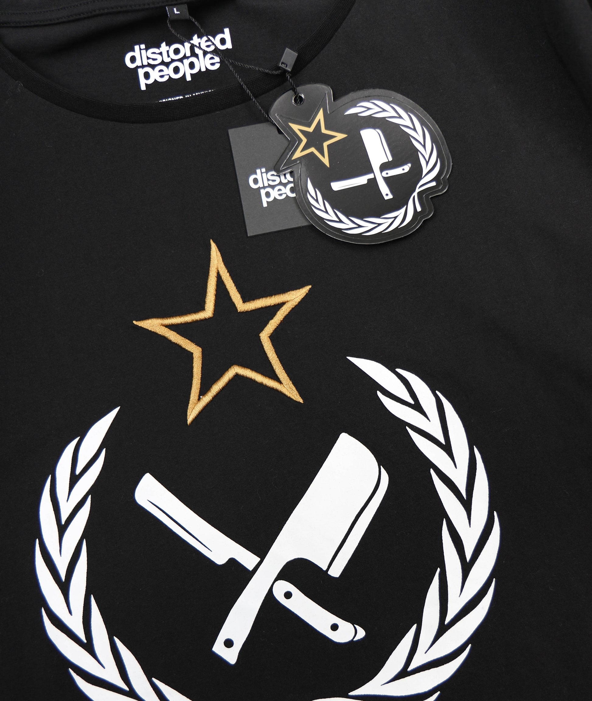 Russian Blades grand crew neck t-shirt by Distorted People