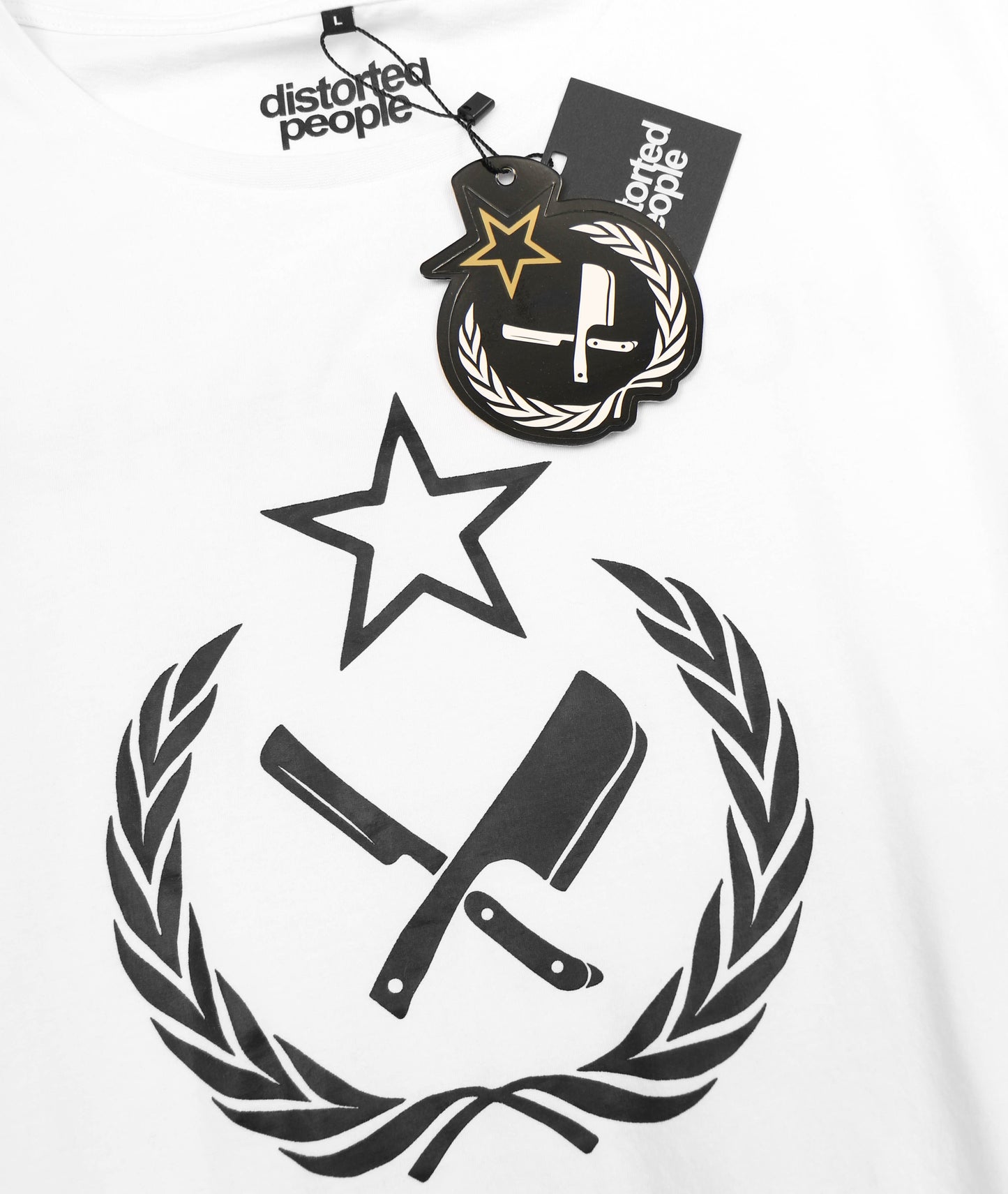 Russian Blades grand crew neck t-shirt by Distorted People