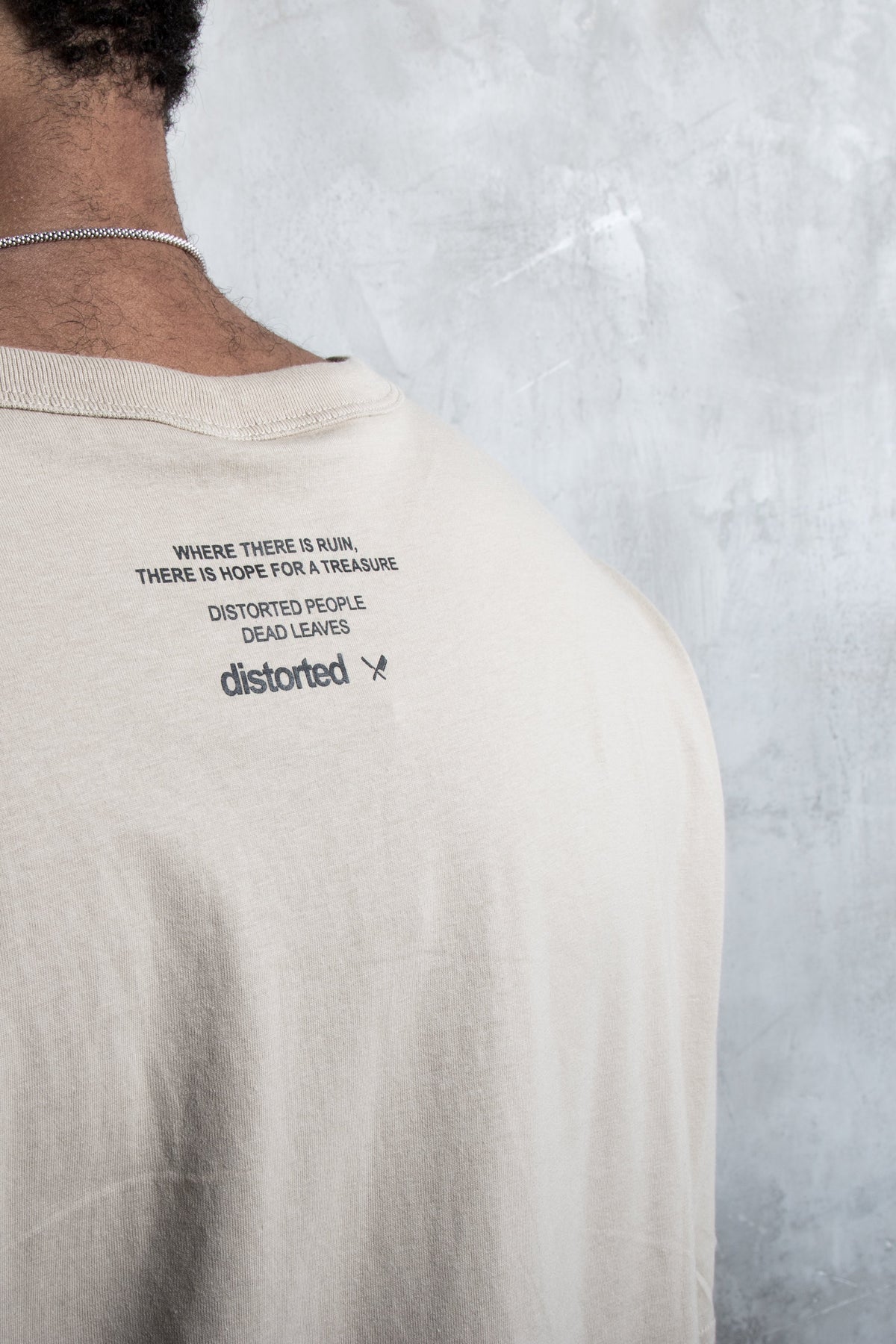 Crew Neck Tee Distorted oversized t-shirt by Distorted People