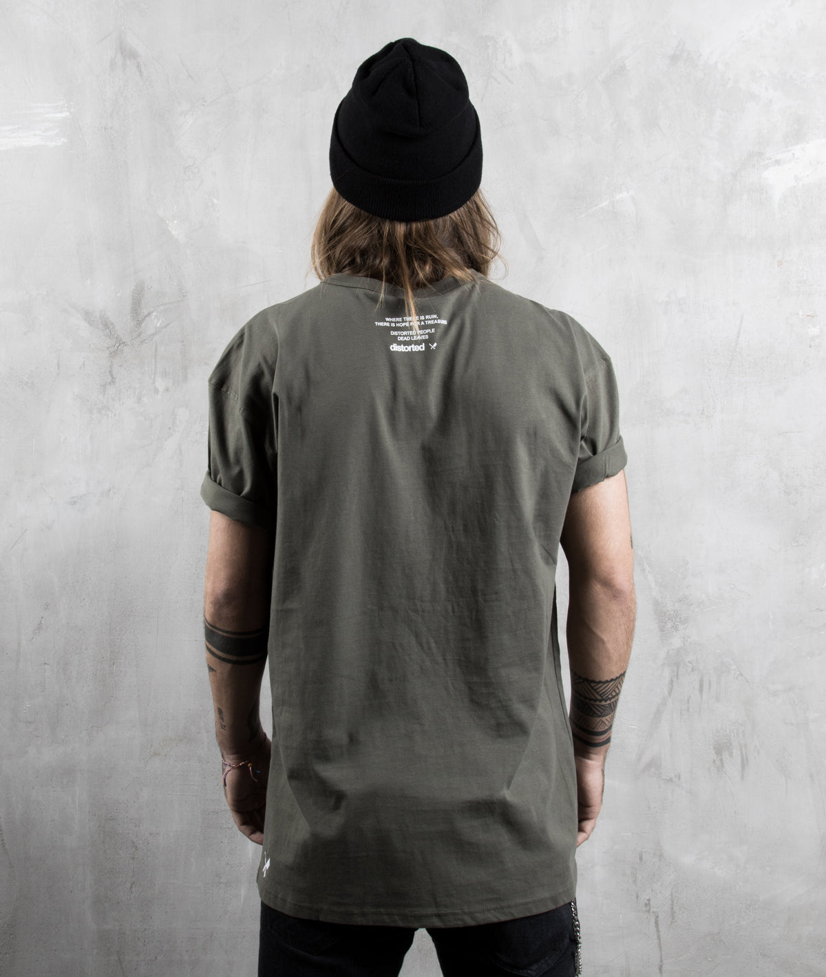 Crew Neck Tee oversized t-shirt by Distorted People