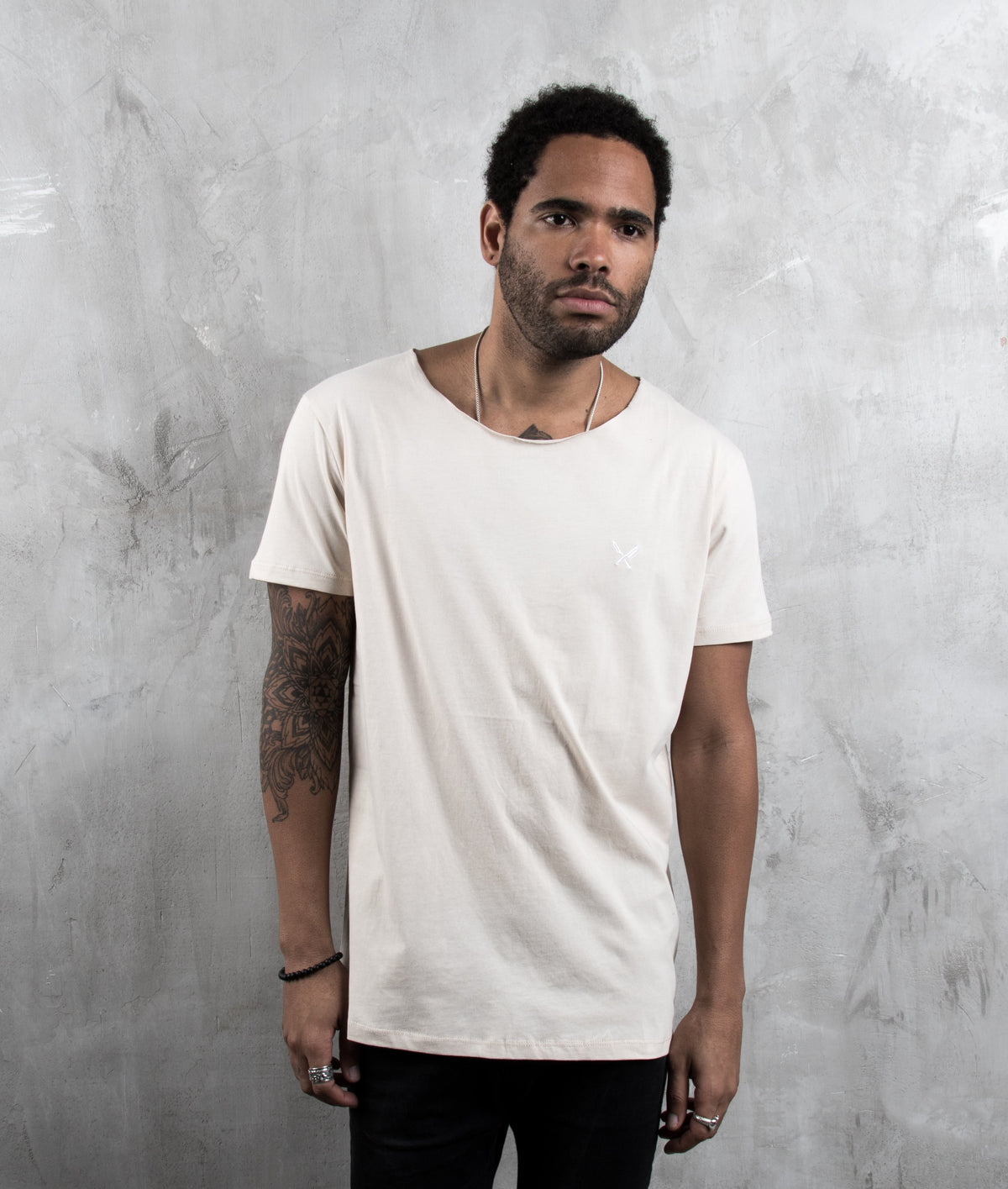 Cutted Neck t-shirt by Distorted People