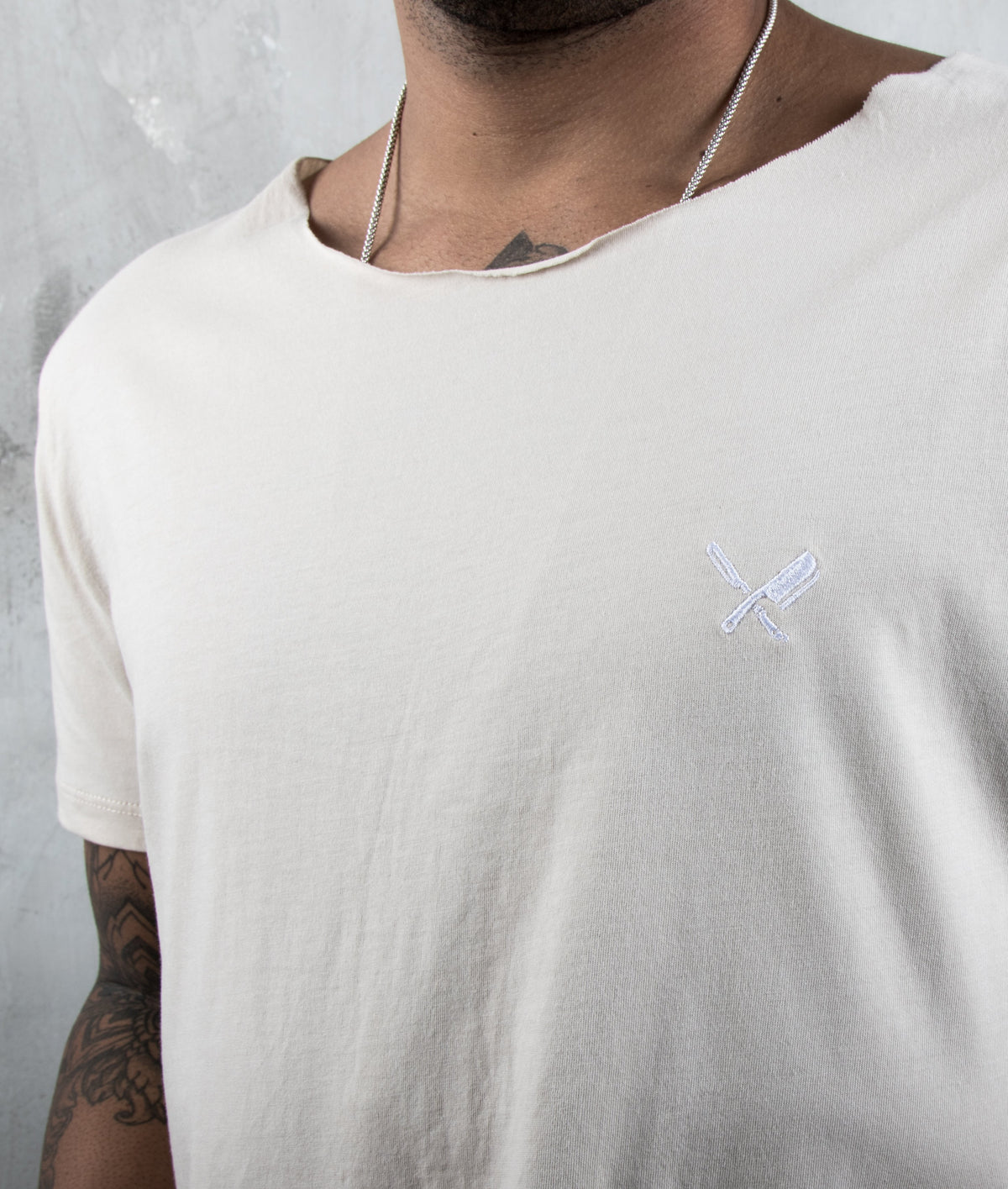 Cutted Neck t-shirt by Distorted People