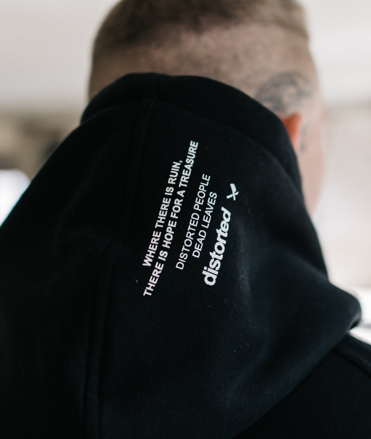 Lightning Hoodie Wide Fit hoodie by Distorted People