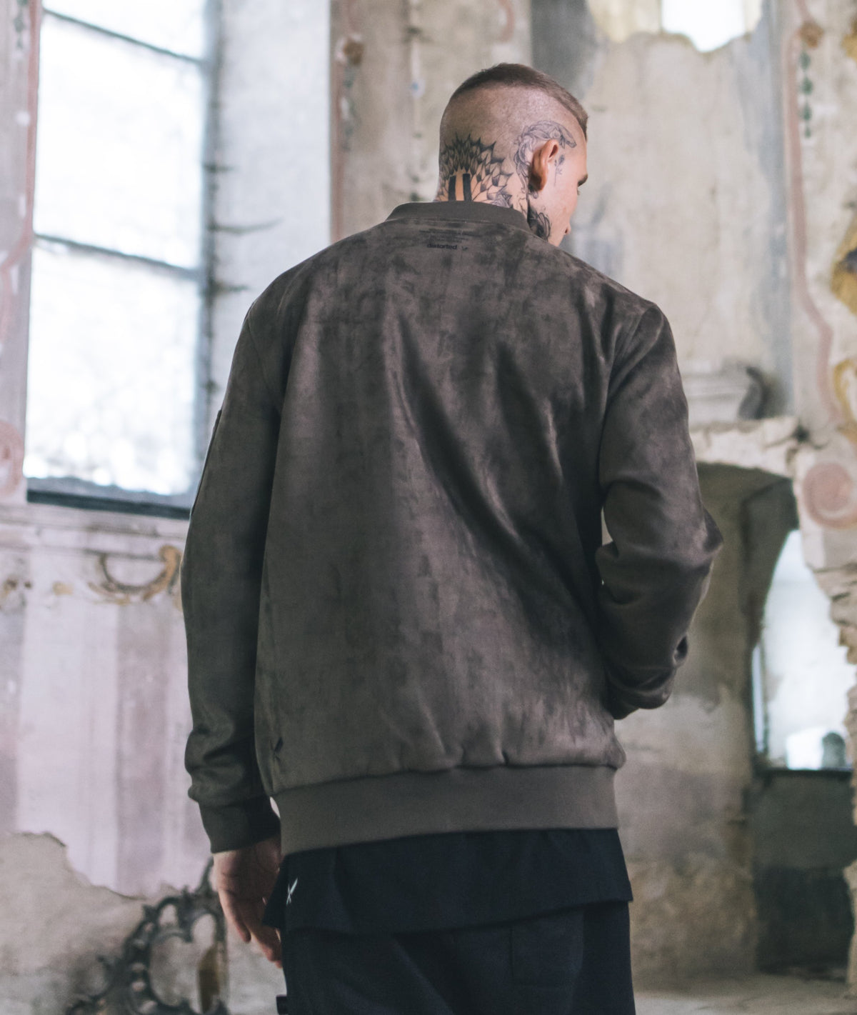 Classic Suede Bomber Jacket jacket by Distorted People