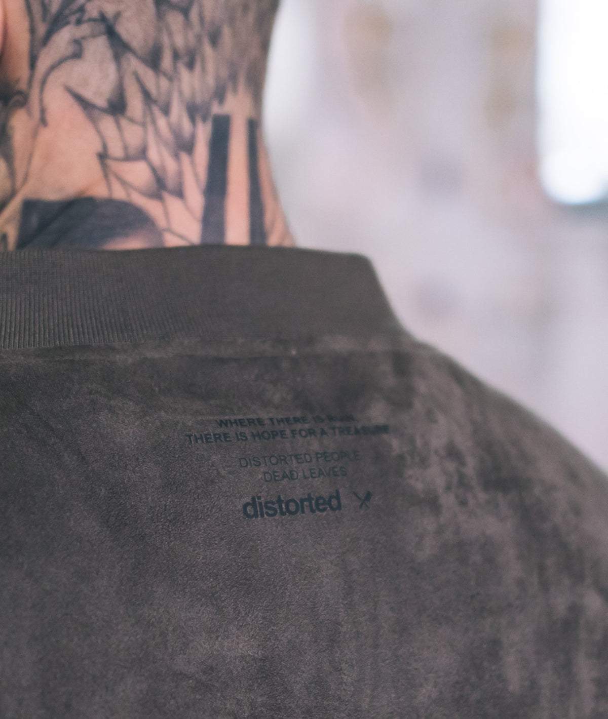 Classic Suede Bomber Jacket jacket by Distorted People