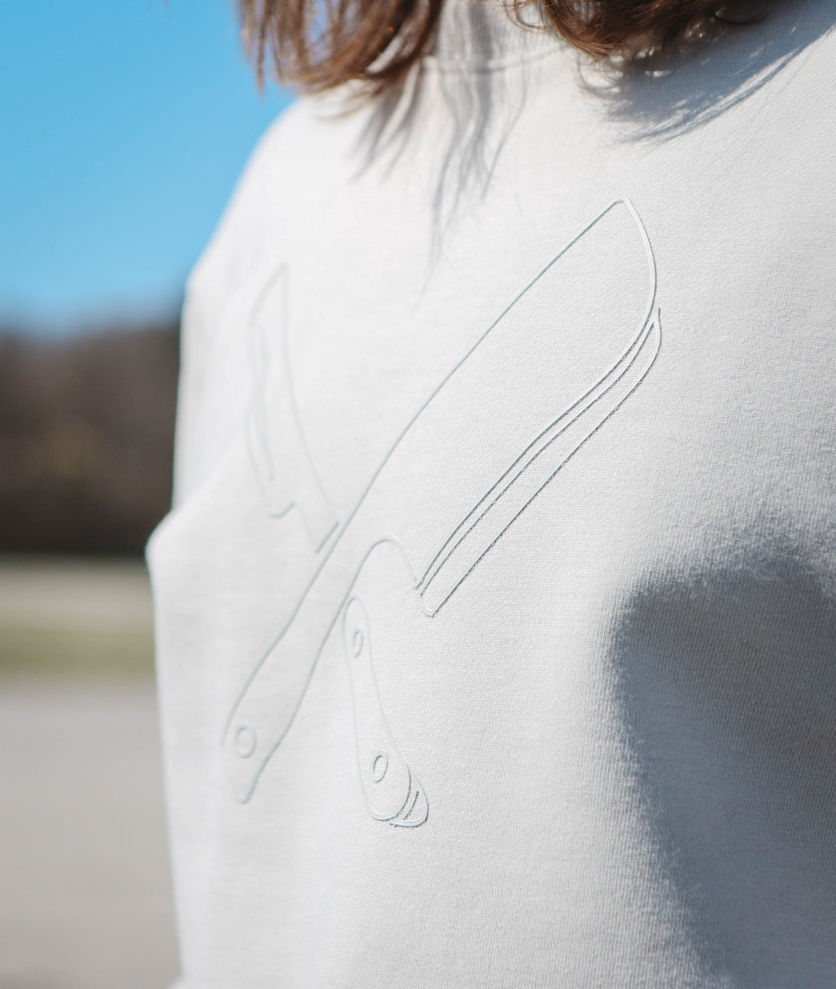 Line Blades Crew Neck Sweater sweatshirt by Distorted People