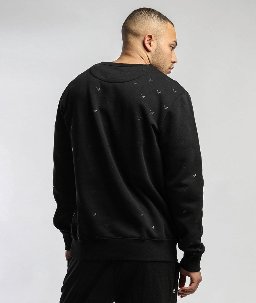 Decade Allover Crewneck Sweater sweatshirt by Distorted People